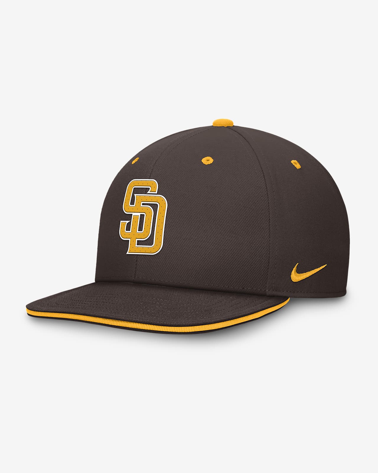 Gorra Nike Dri-FIT de la MLB ajustable para hombre San Diego Padres Primetime Pro
