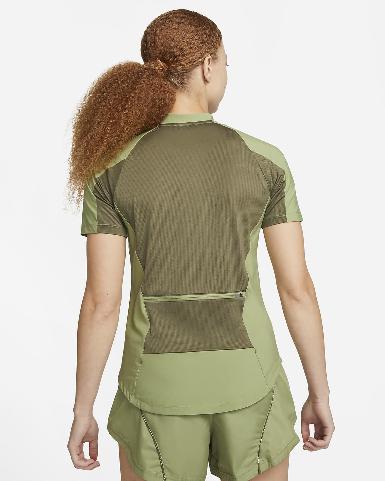 Nike Air Dri-FIT Camiseta de corta y media cremallera - Mujer. Nike ES
