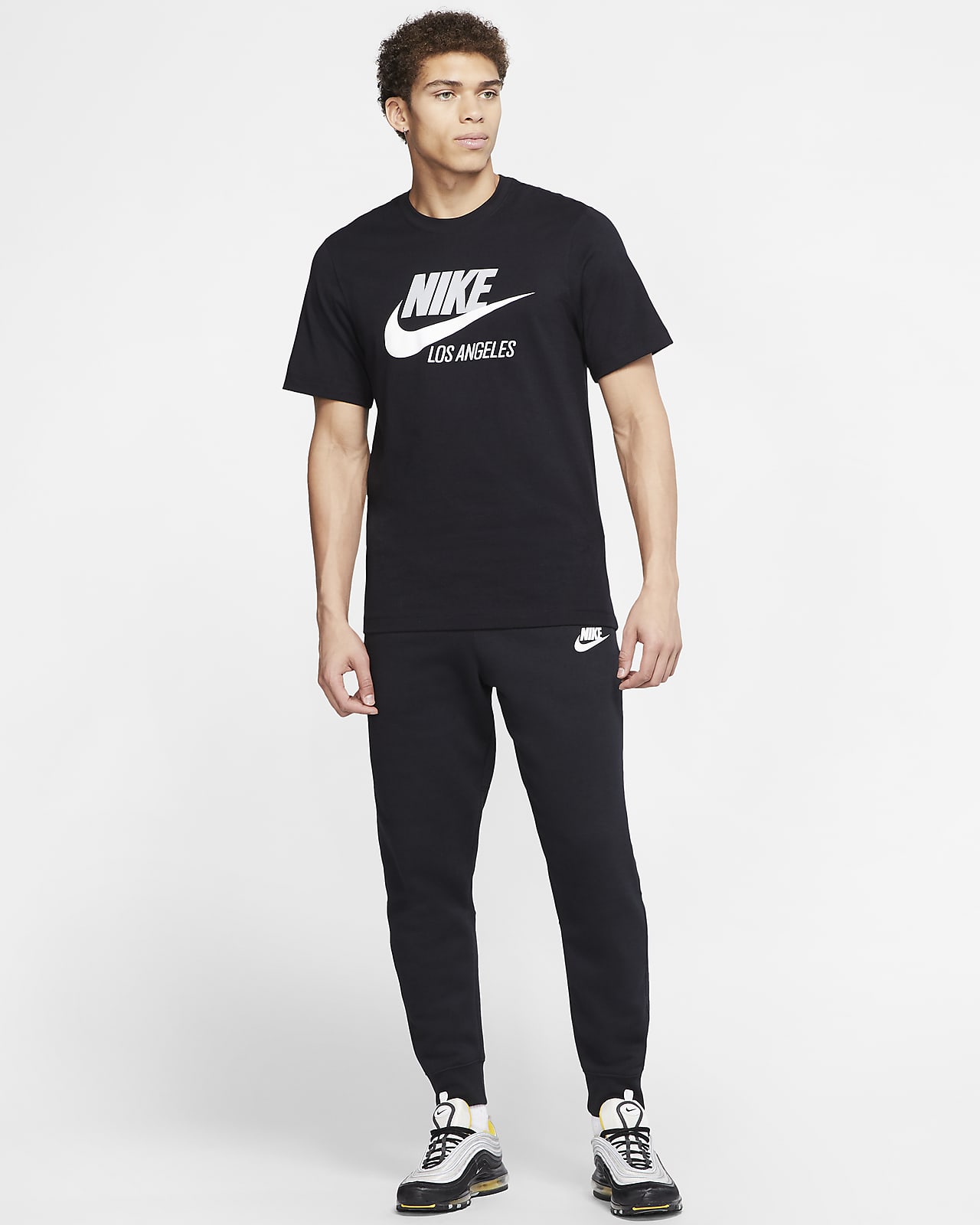 nike sweatpants and shirt