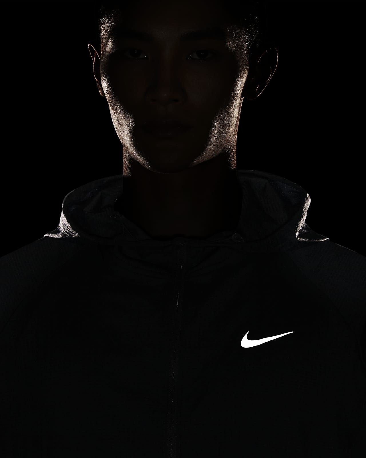 mens nike essential running jacket