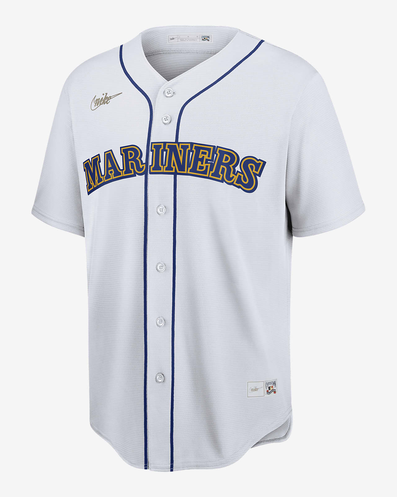 Camiseta de béisbol Cooperstown para hombre MLB Seattle Mariners.