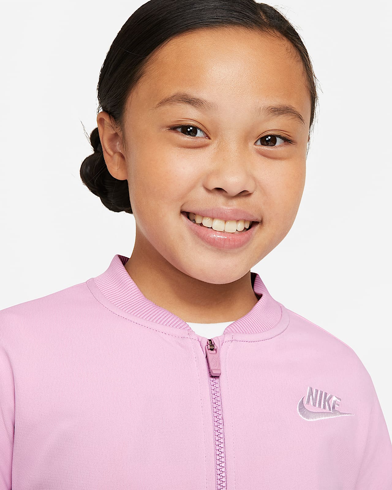 pink nike tracksuit kids