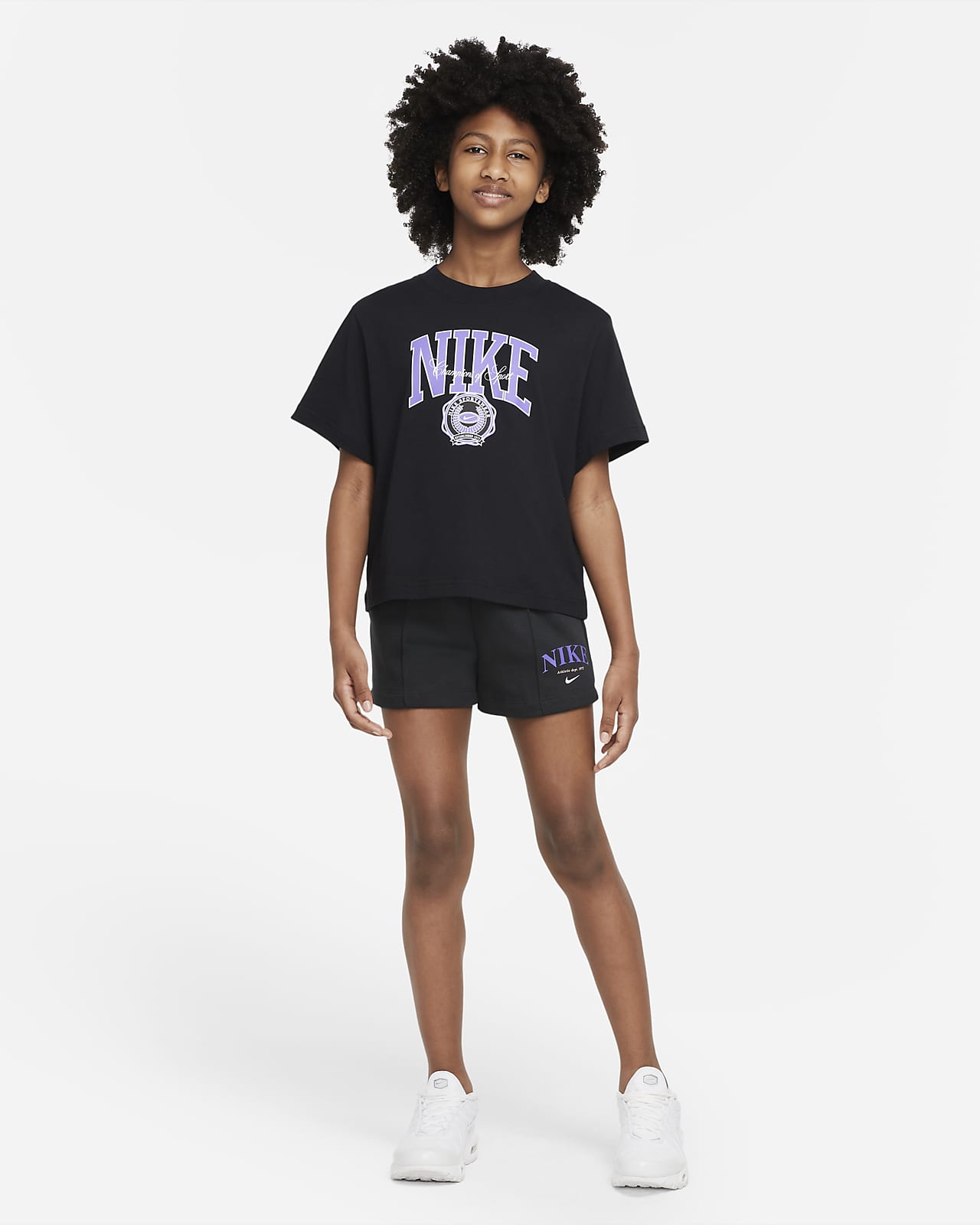 Kids\' Shorts. (Girls\') Big Sportswear Nike