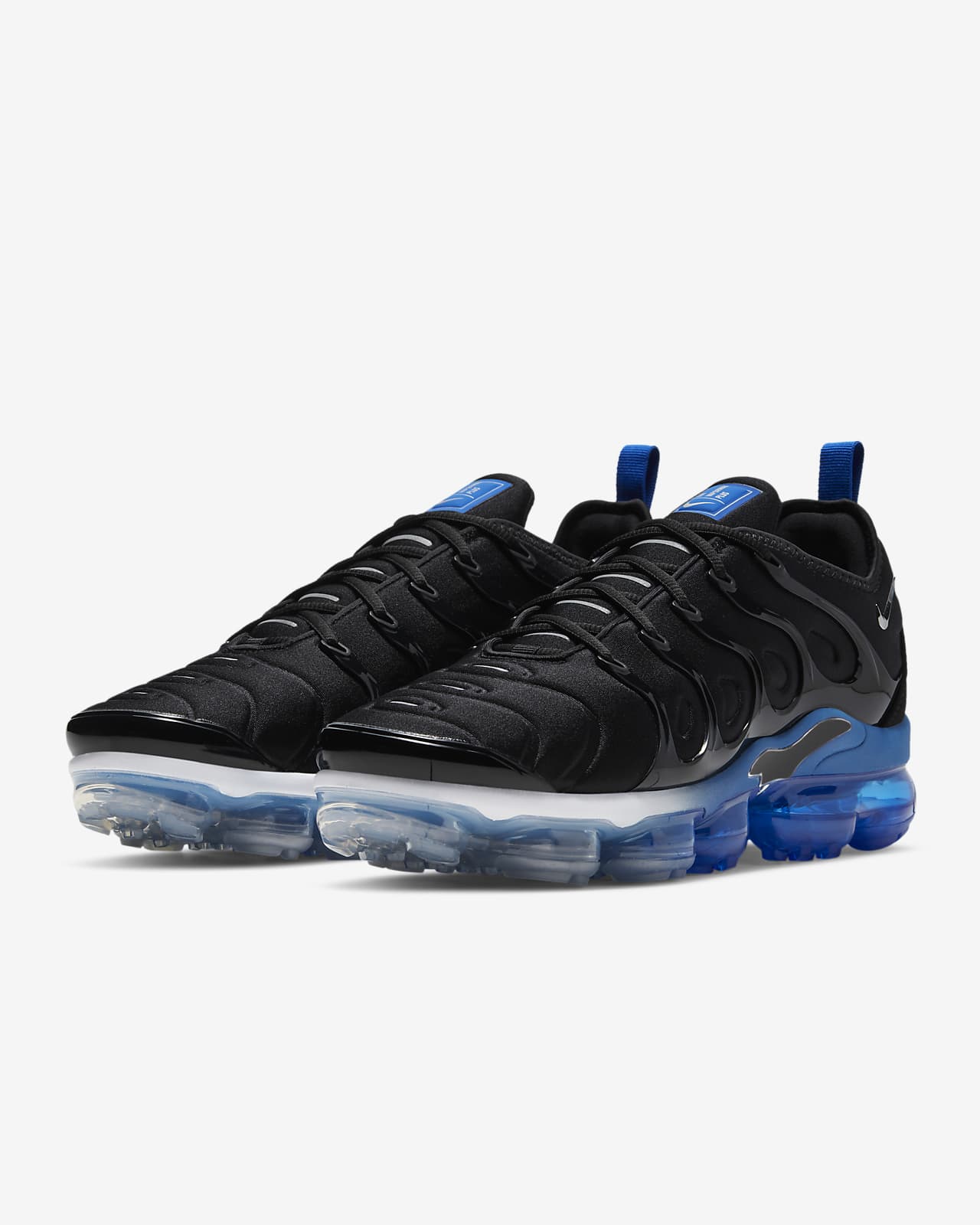 nike air vapormax plus blue and black