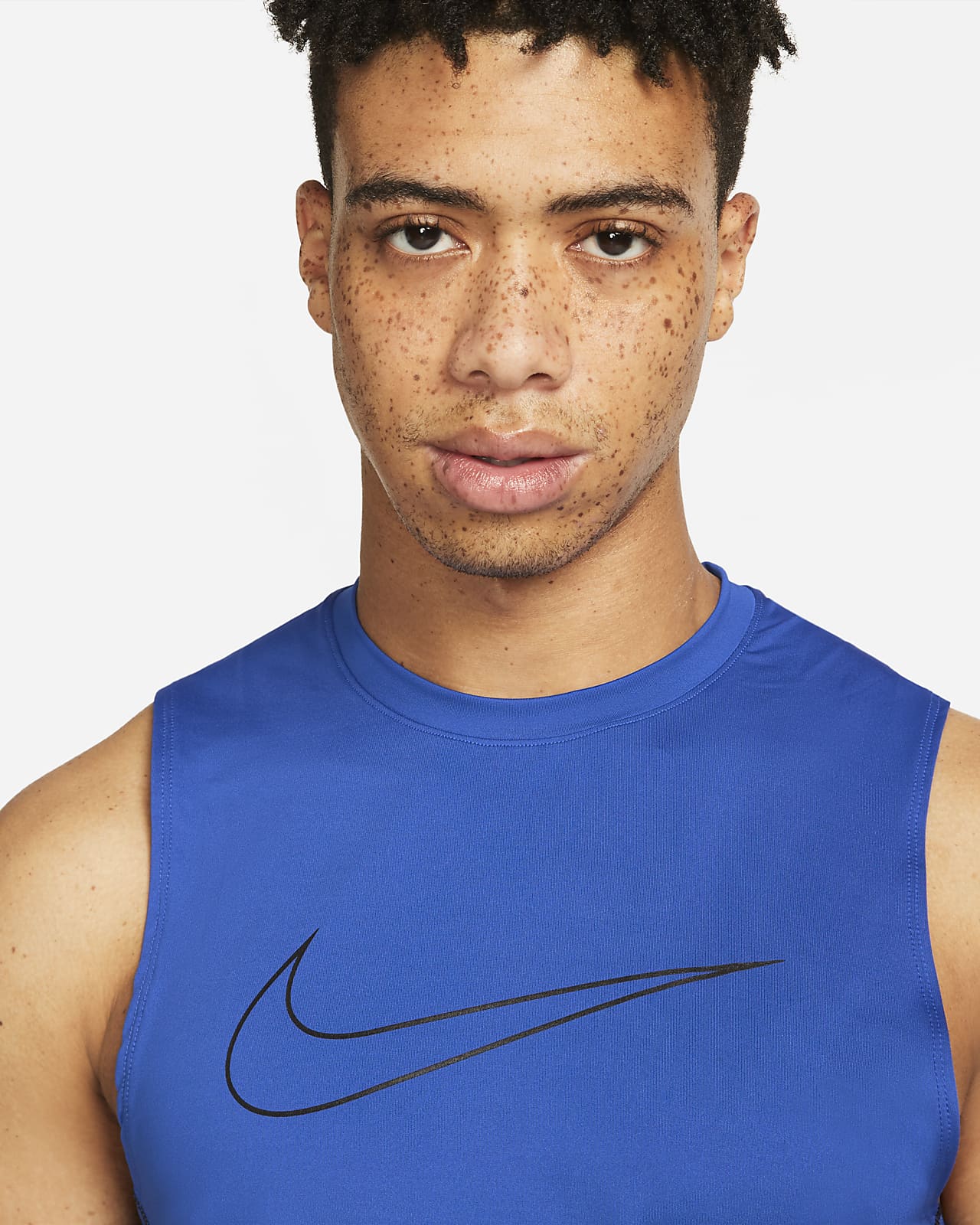 NIKE Mens Dri-FIT Pro Cool Fitted Sleeveless Compression Shirt | BaseballSavings.com