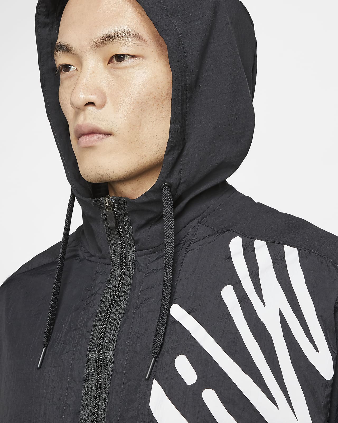 nike short sleeve zip hoodie