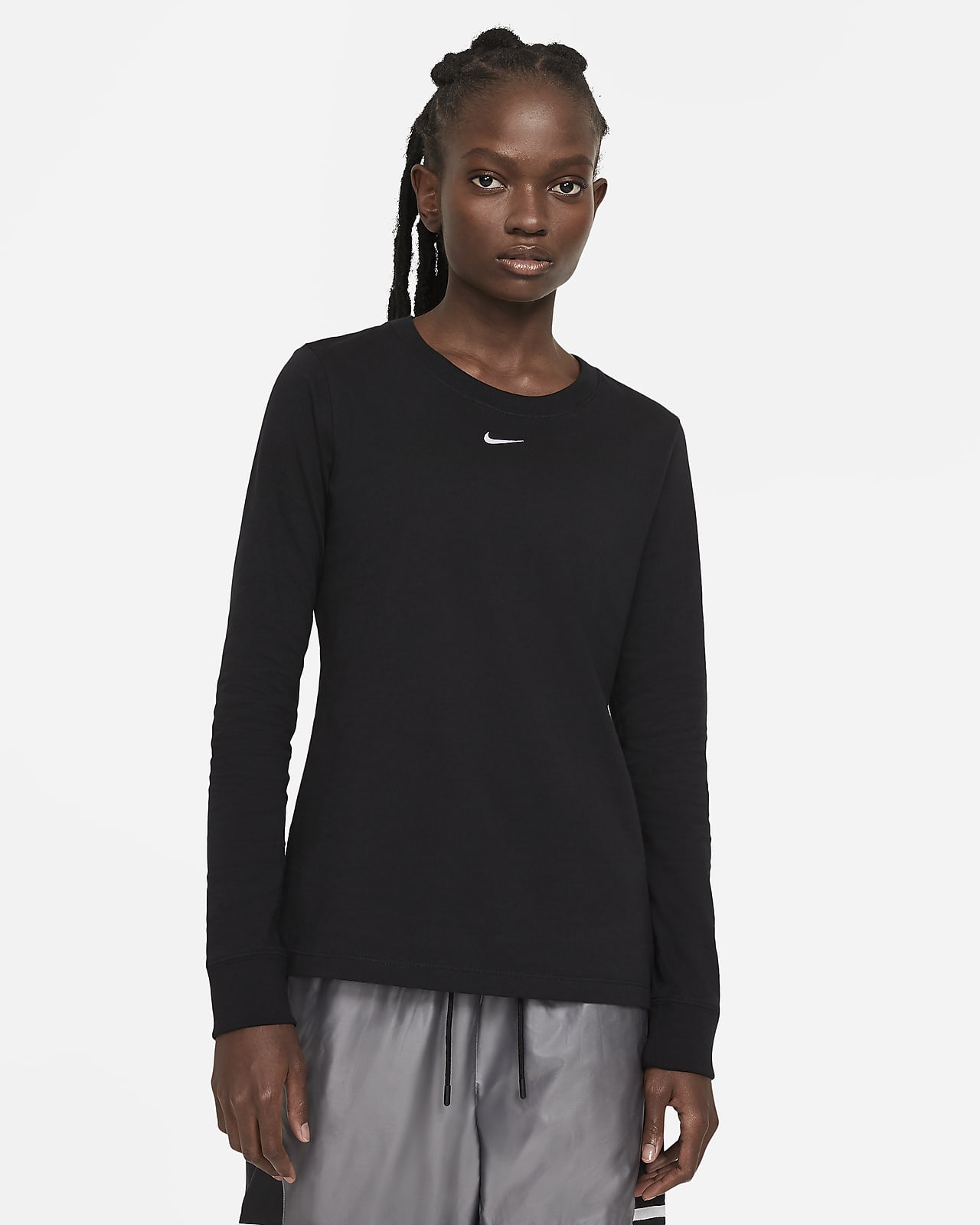 Nike Sportswear Women's Long-Sleeve T-Shirt. Nike FI