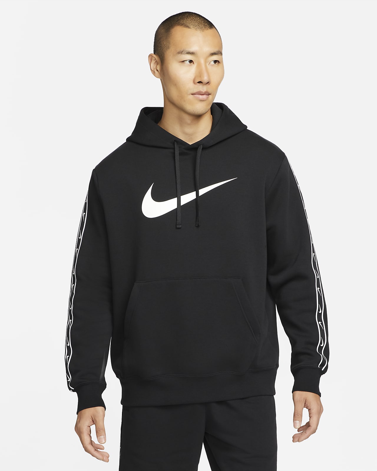 Nike Sportswear – pullover-hættetrøje i fleece til mænd. Nike DK