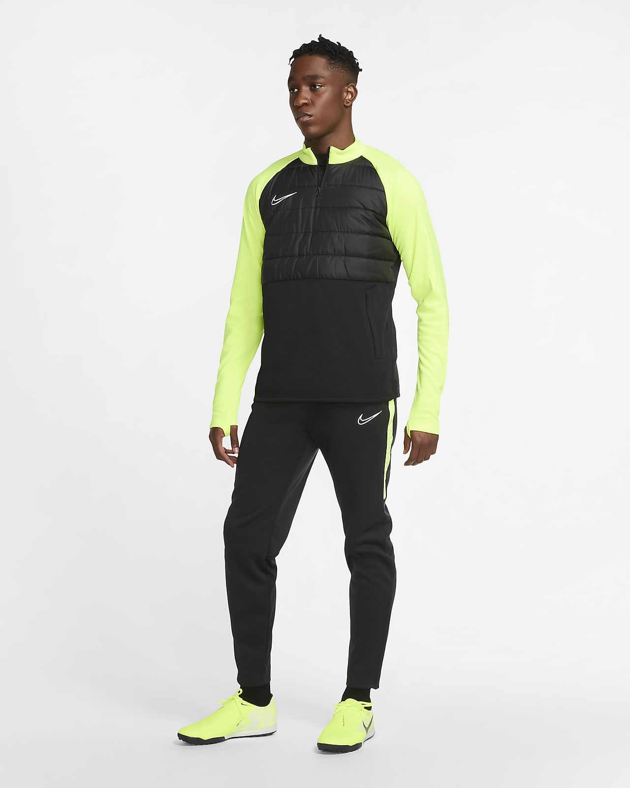 nike academy winter mid layer drill top