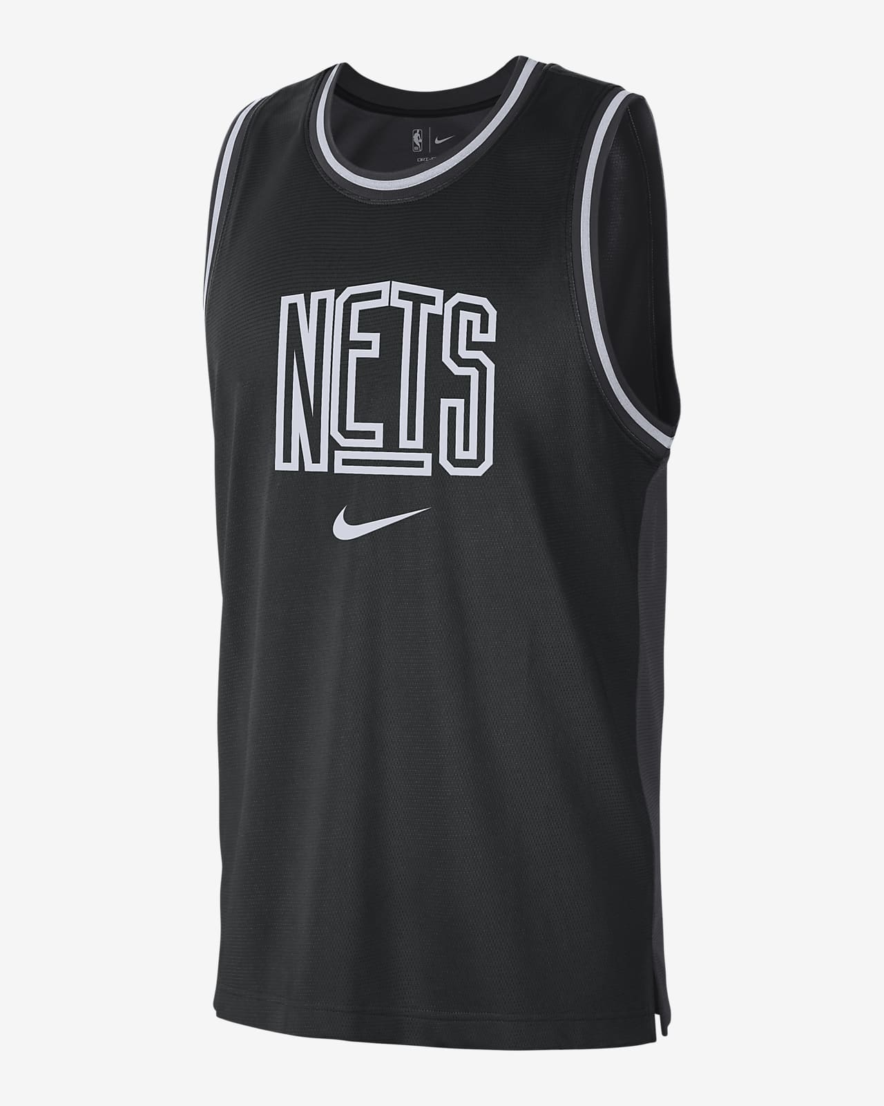 Nike Nba New Jersey Nets Warm Up Basketball Jersey Jacket Big Tall XXXL 3XL