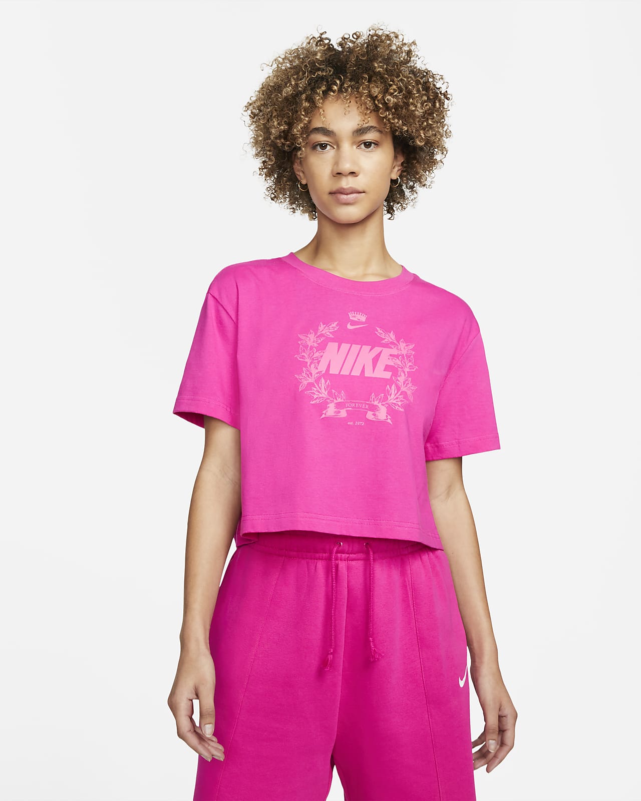 Playera estampada cropped para mujer Nike Sportswear. Nike.com