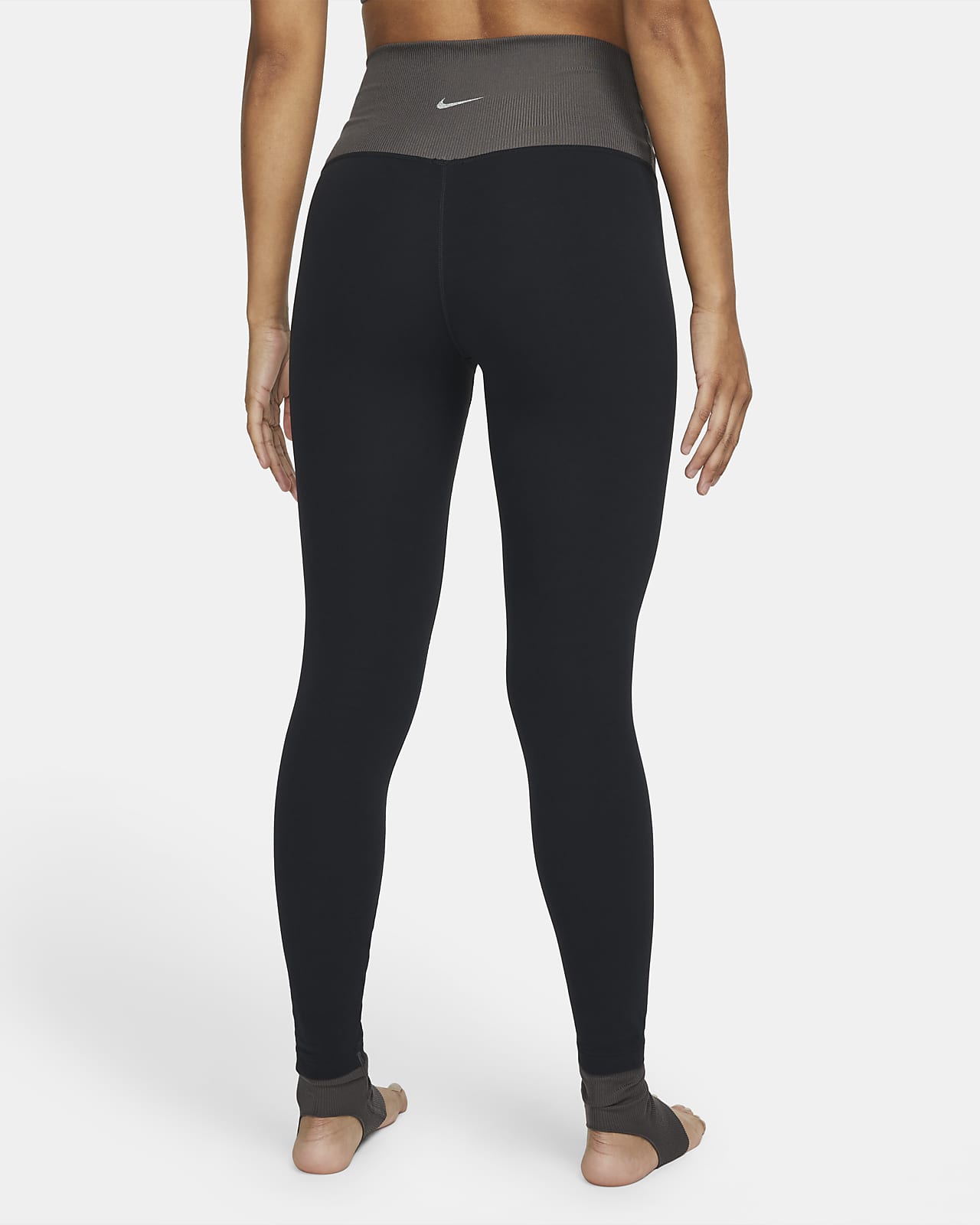 Nike Yoga Luxe Women's High-Waisted 7/8 Colour-Block Leggings. Nike LU