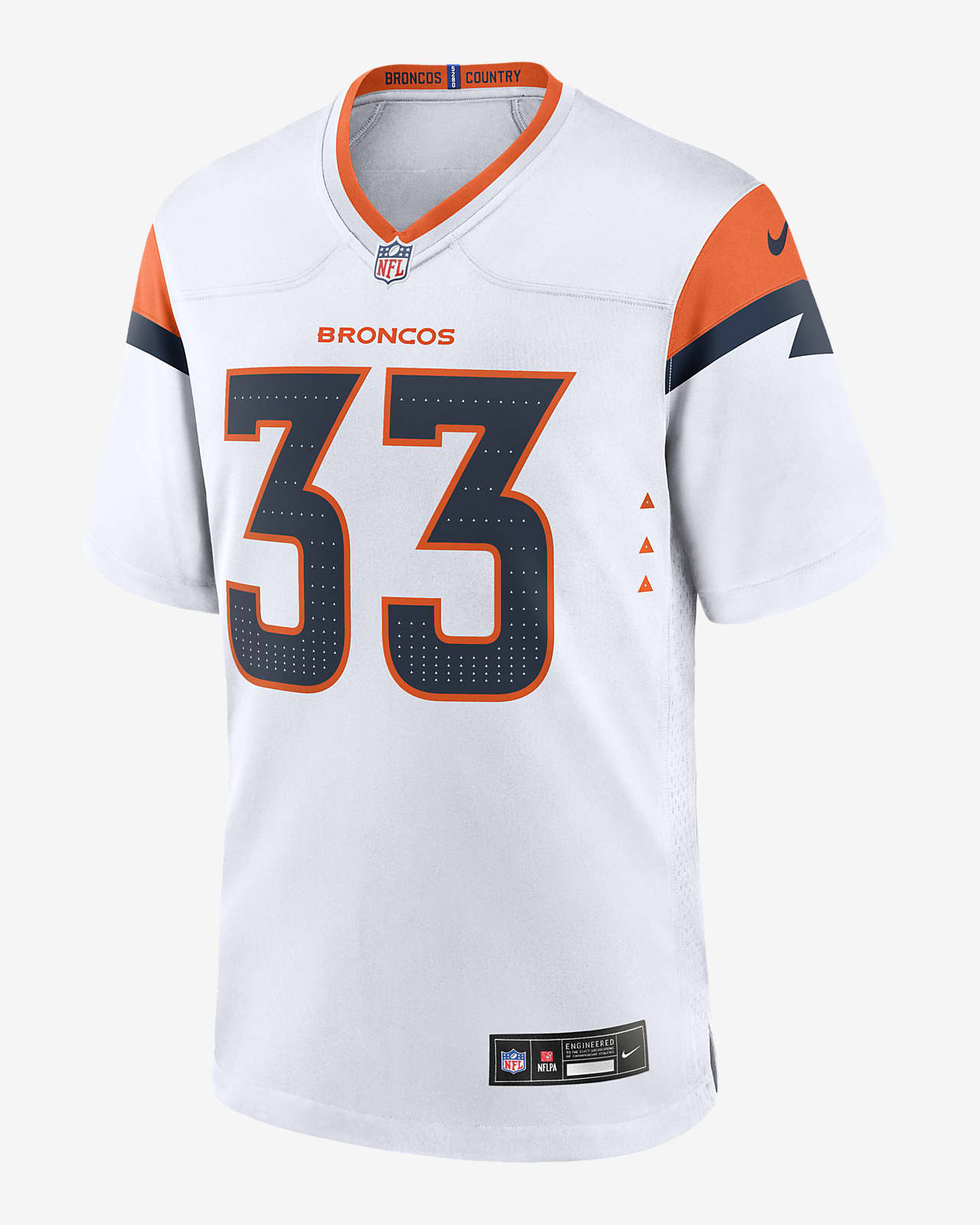 Javonte Williams Denver Broncos Men's Nike NFL Game Football Jersey