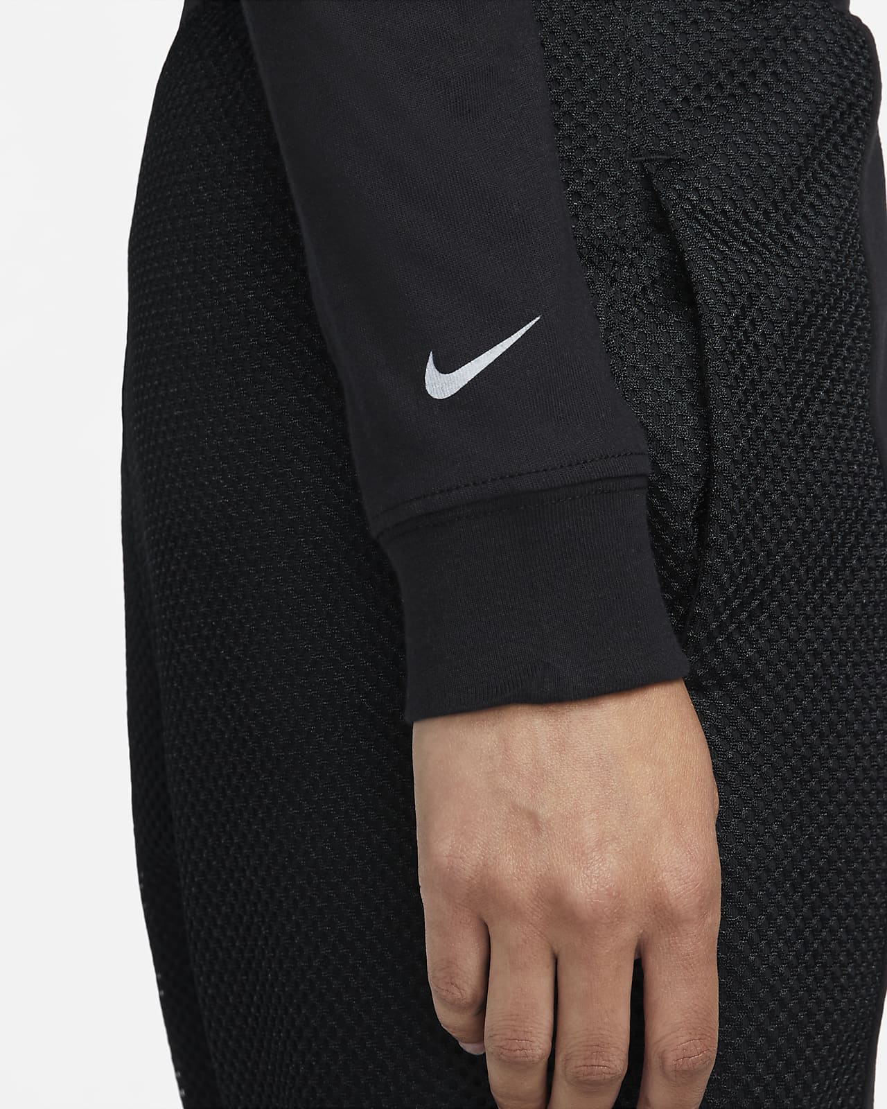 Naomi Osaka Kort tennisshirt met lange mouwen voor dames. Nike BE