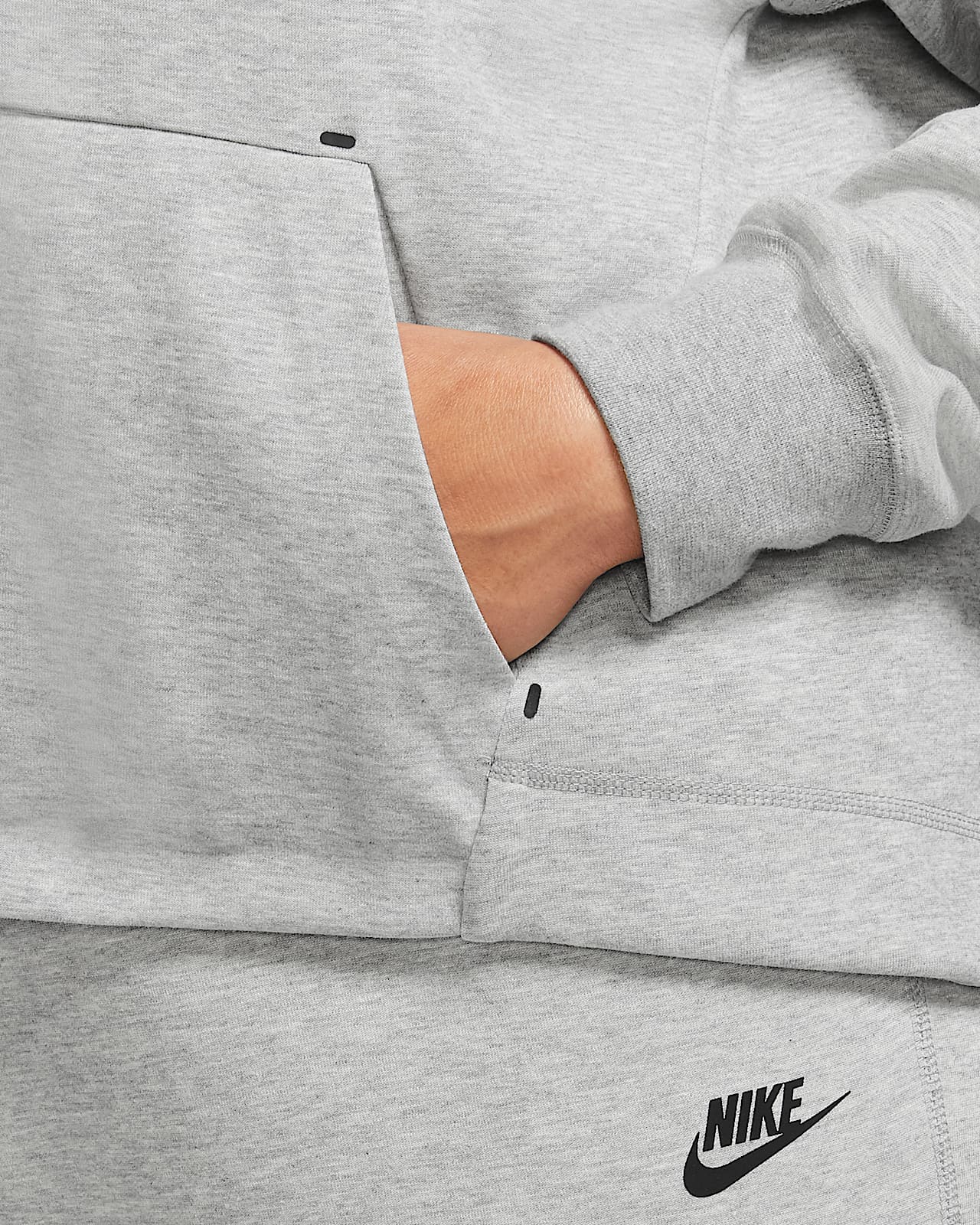 Nike Sportswear Tech Fleece Windrunner Hoodie met rits voor dames (grote  maten). Nike BE