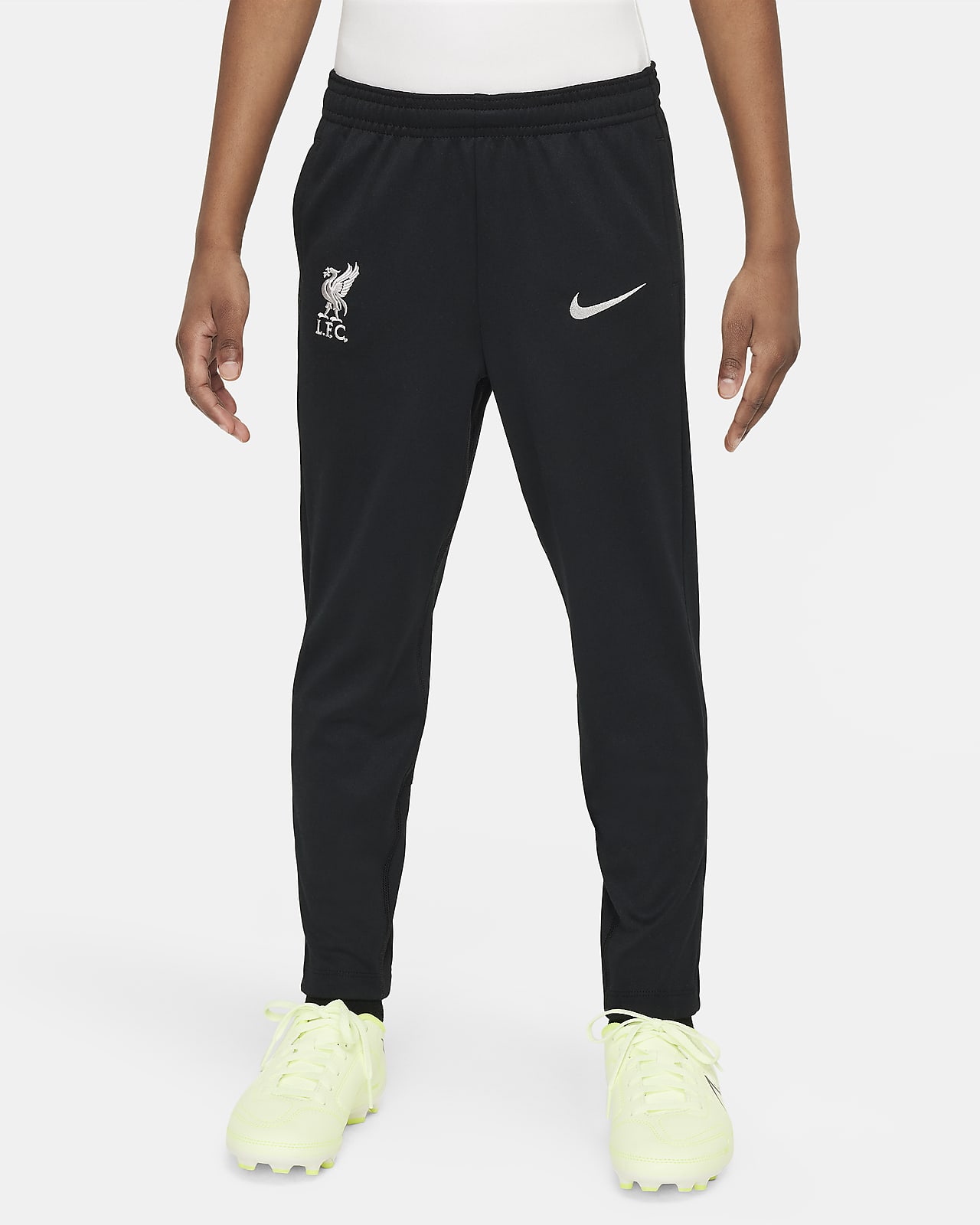 Pantaloni da calcio in maglia Nike Dri-FIT Liverpool FC Academy Pro – Bambino/a