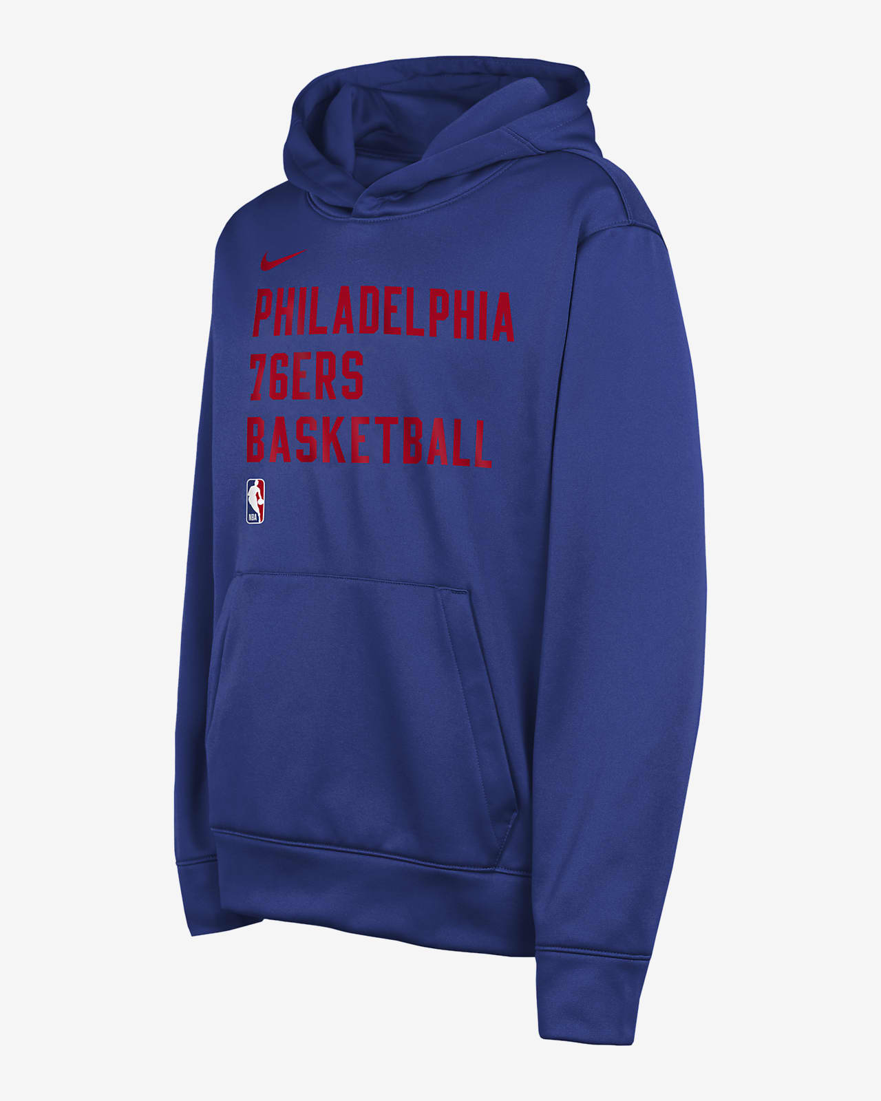 Philadelphia 76ers Big Kids' Nike Dri-FIT NBA Pullover Hoodie