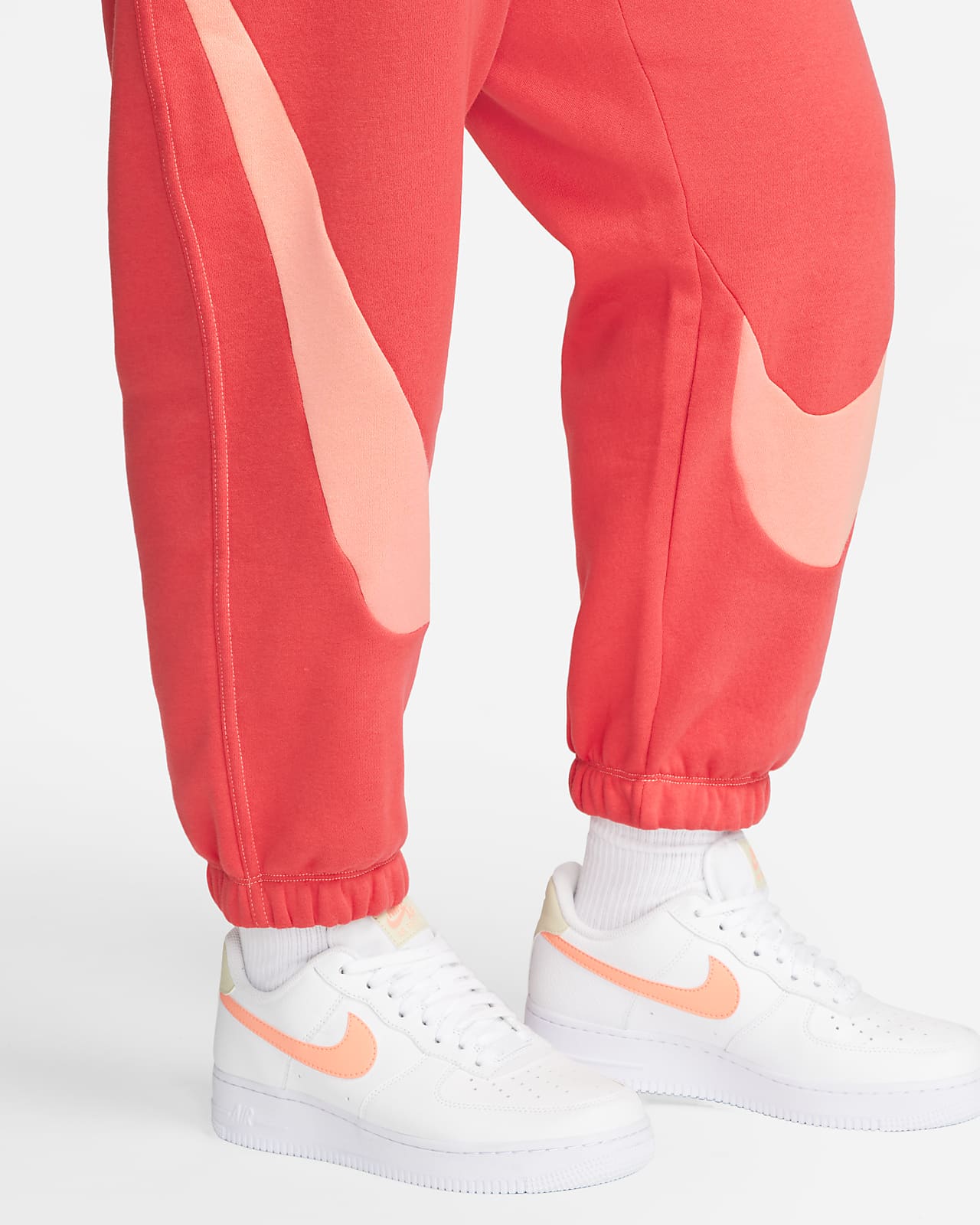 Pantaloni jogger casual in fleece Nike Sportswear Swoosh (Plus size) - Donna.  Nike IT