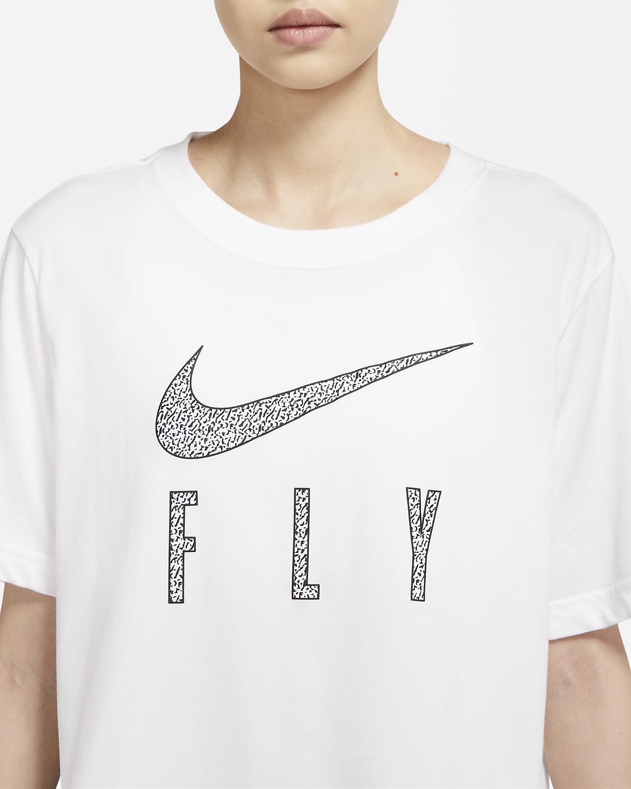 Women's nike dry swoosh colorblocked training crew on sale shirt