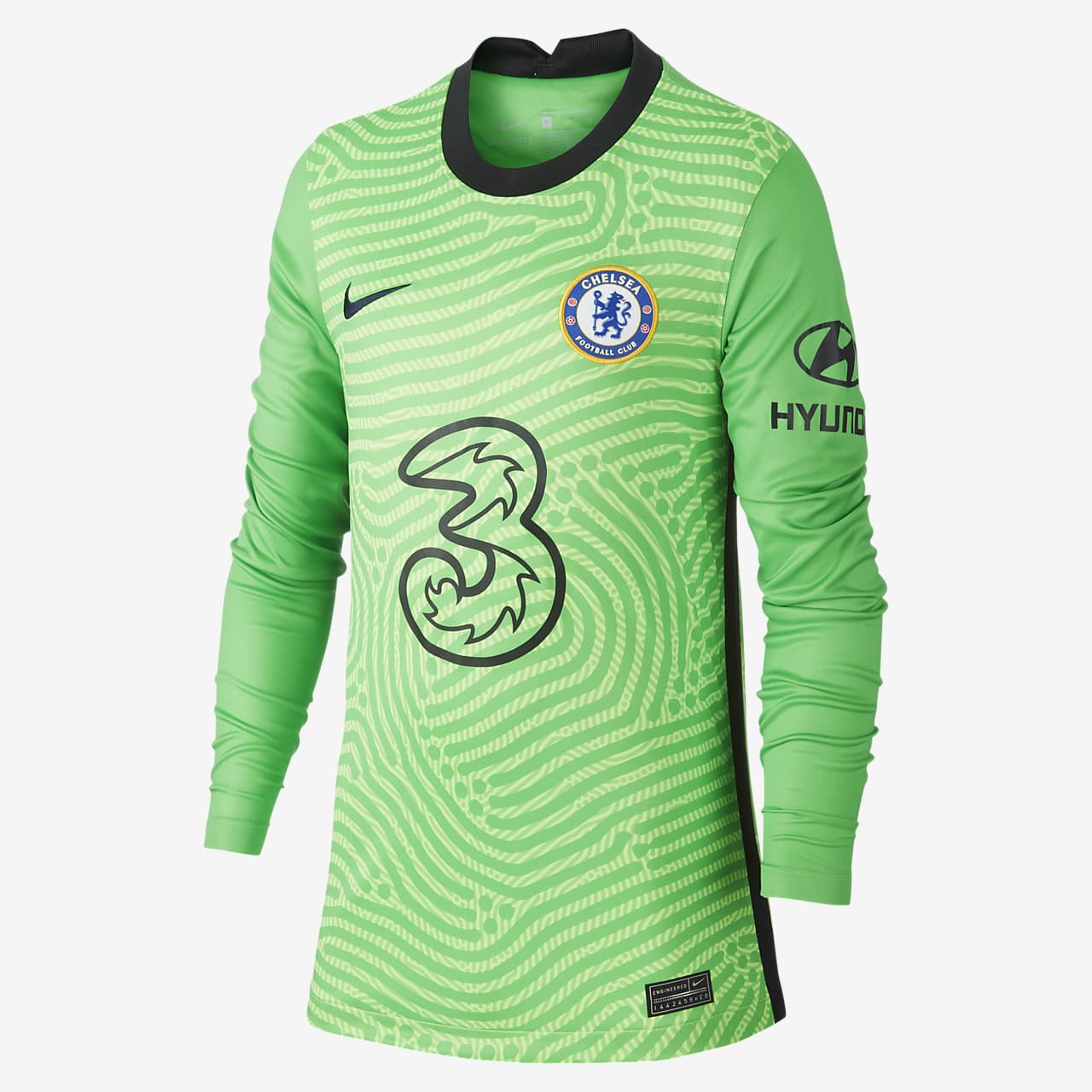 Equipación de portero Stadium Chelsea FC 2020/21 Camiseta de fútbol de  manga larga - Niño/a. Nike ES