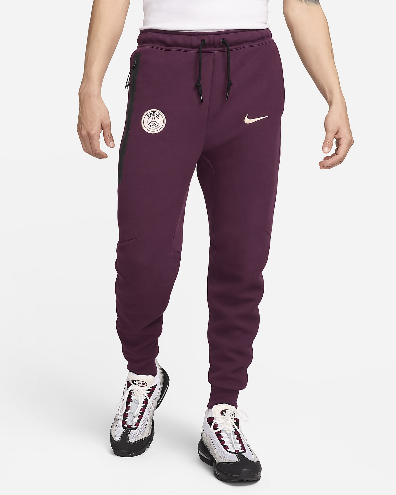Ανδρικό ποδοσφαιρικό παντελόνι φόρμας Παρί Σεν Ζερμέν Nike Tech Fleece