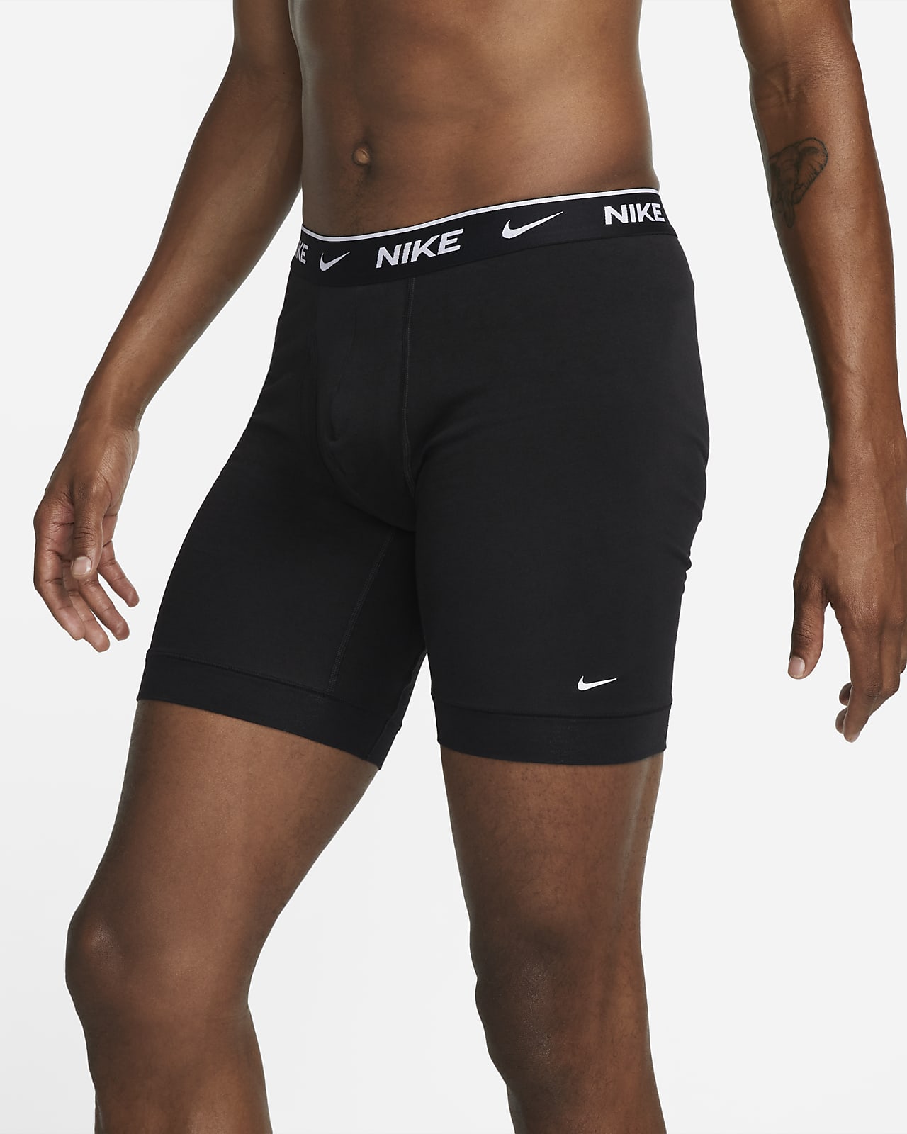 Men's New Nike Dri-Fit Essential Cotton Stretch 3 Pack Boxer