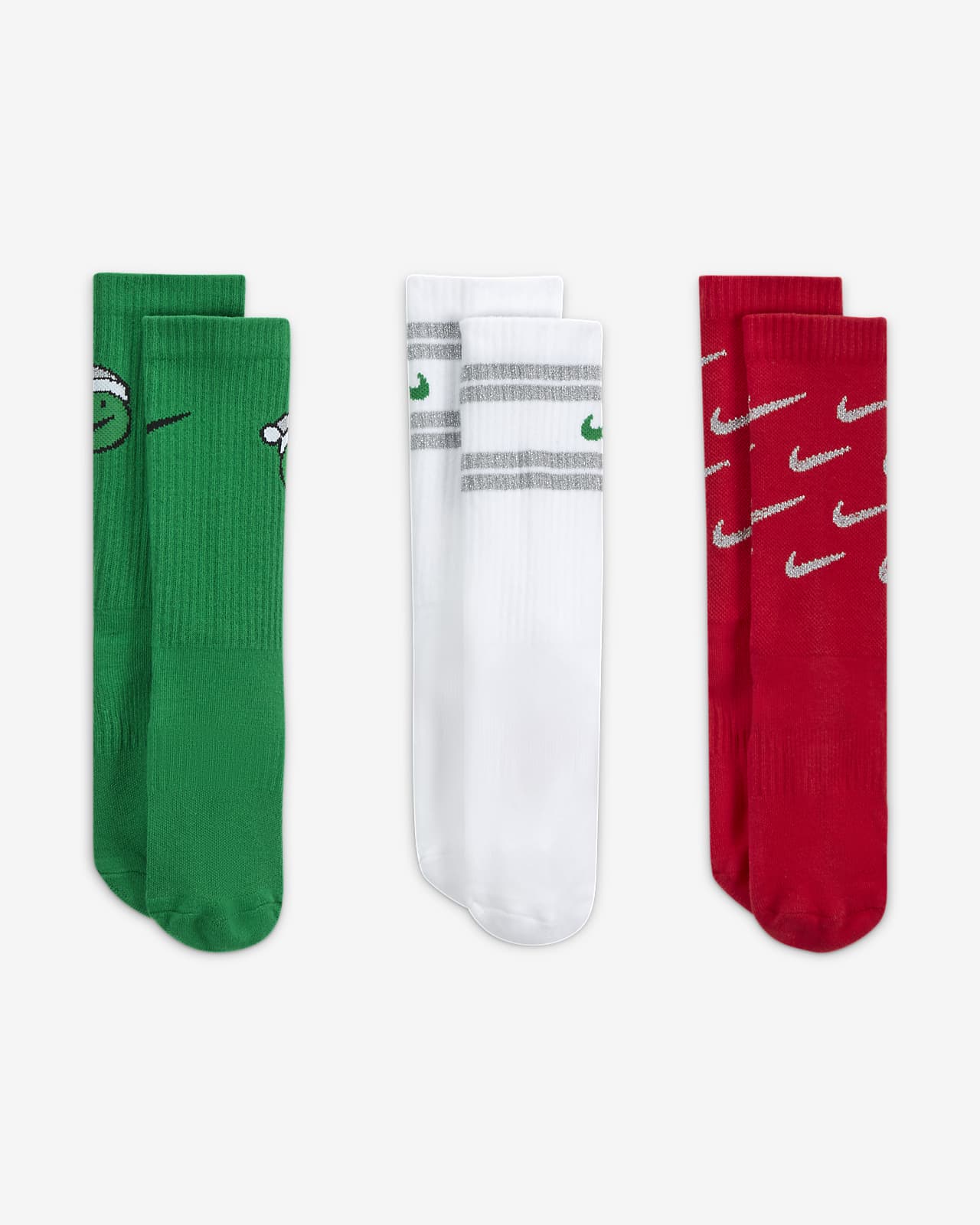 nike everyday cushion crew socks