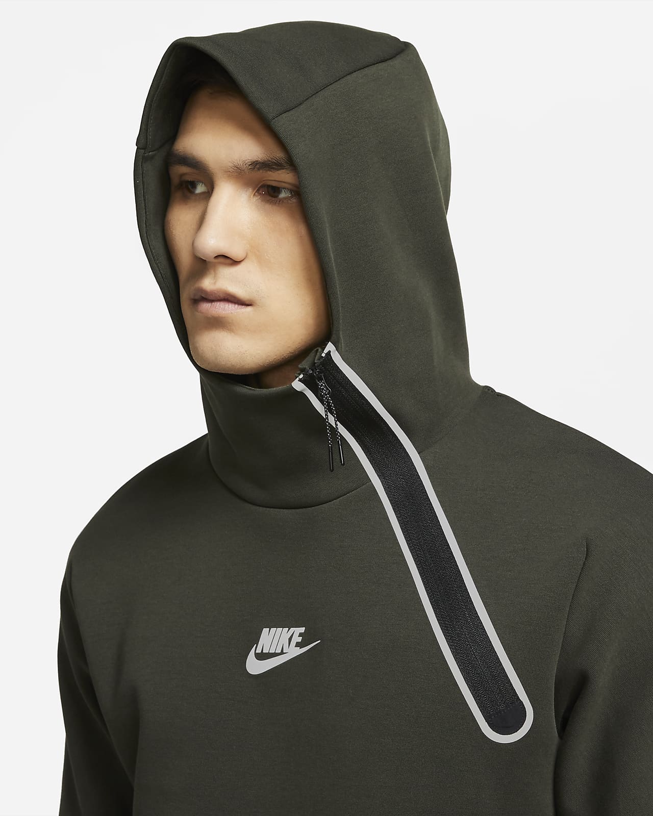 Buy > nike sports tech fleece hoodie > in stock