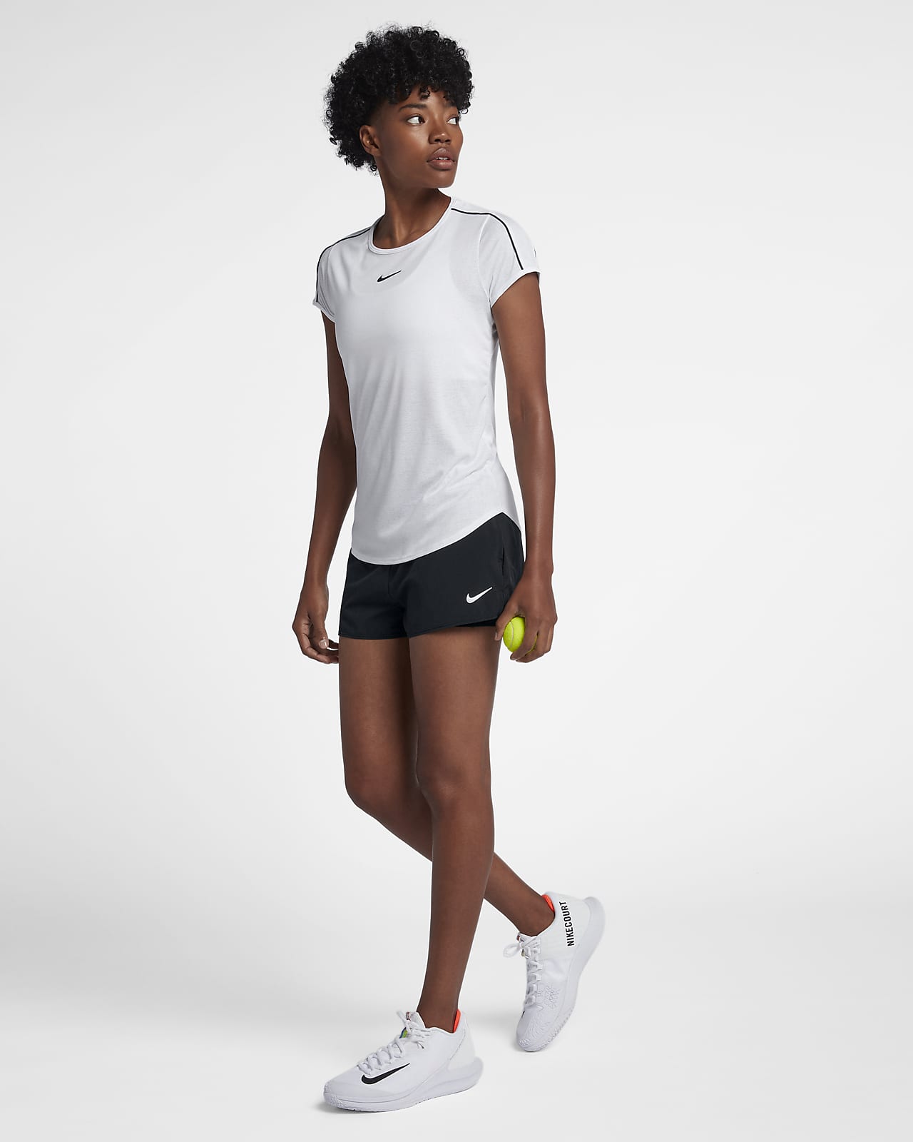 nike women's court flex tennis short