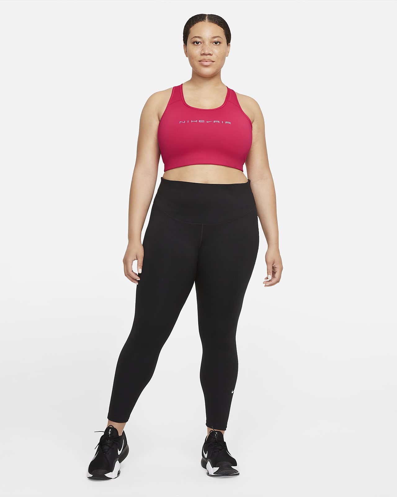 Top Fitness Nike Plus Size Dri-Fit Swsh Icom AOP GX BRA - Adulto