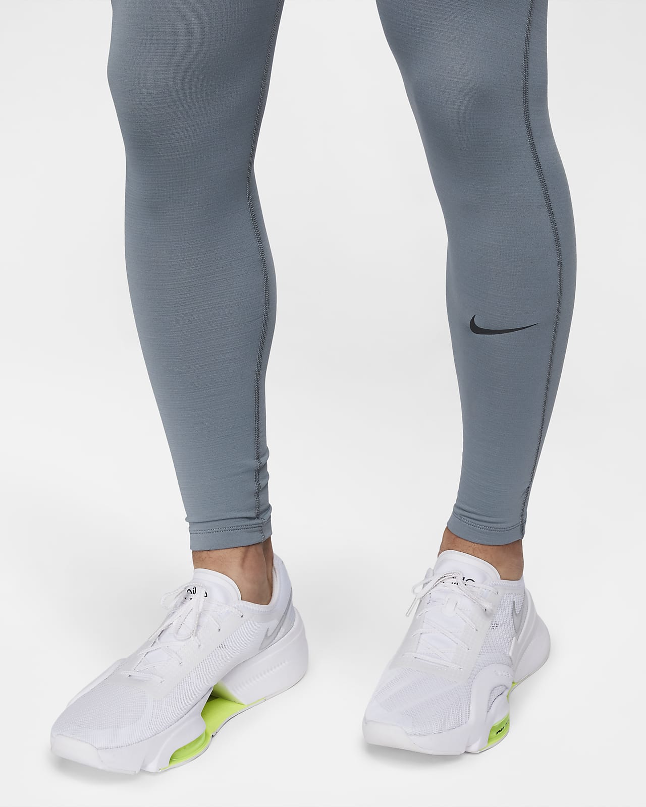 Nike Mens Nike Pro Tights Smoke Grey/Light Smoke Grey/Black 2XL