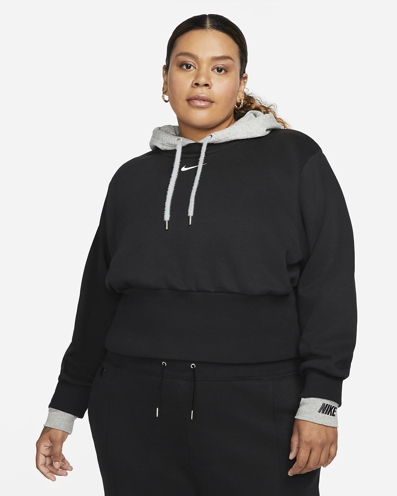 Nike Sportswear Icon Clash Women's Easy Fleece Hoodie (Plus Size)