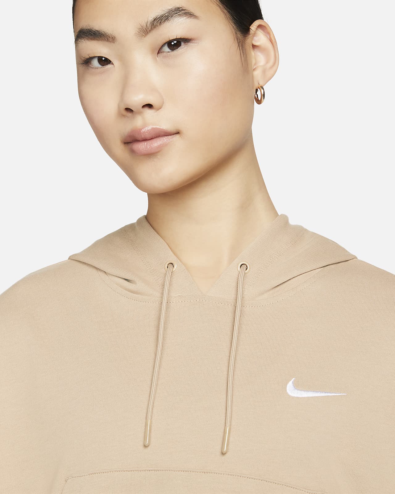 Nike Sportswear Women's Oversized Jersey Pullover Hoodie. Nike AE