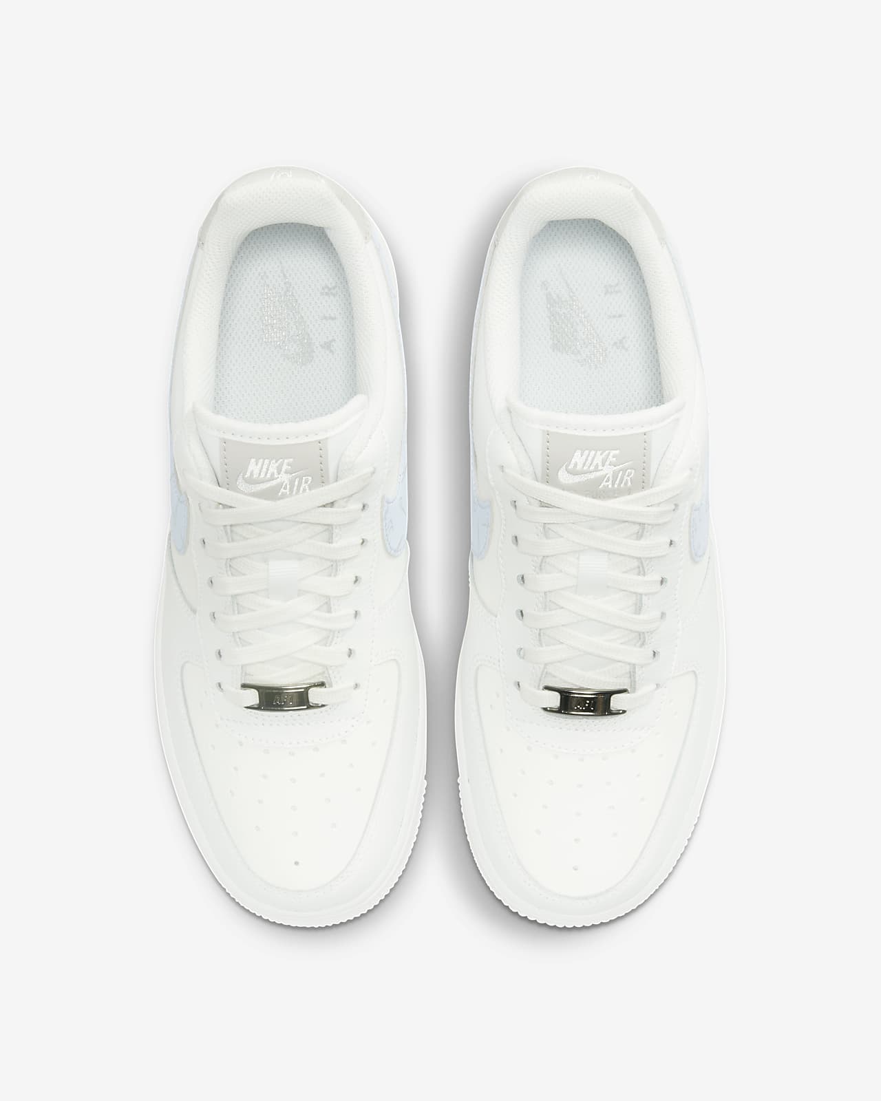 nike air force light silver