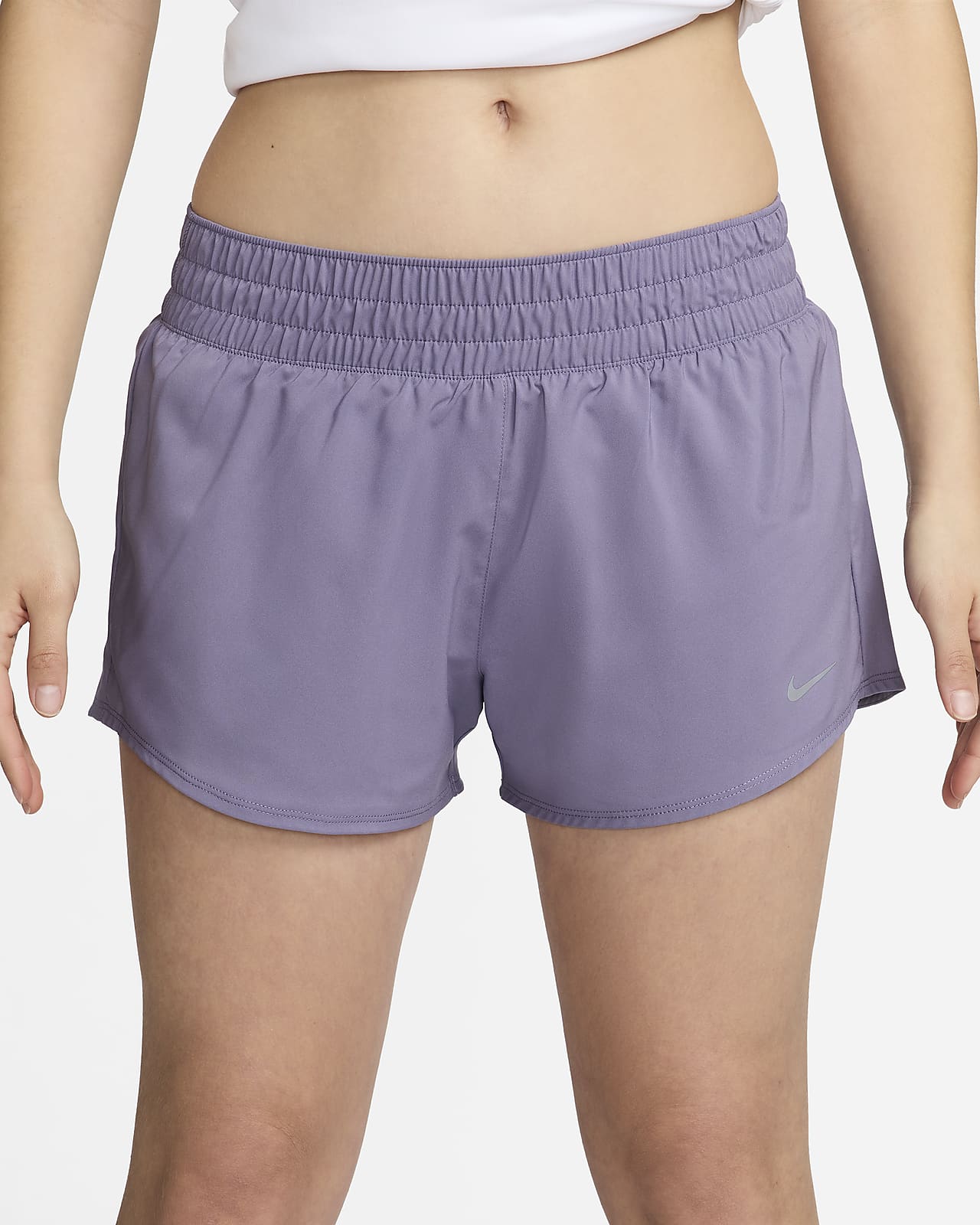 Nike One Women's Dri-FIT Mid-Rise 3 Brief-Lined Shorts