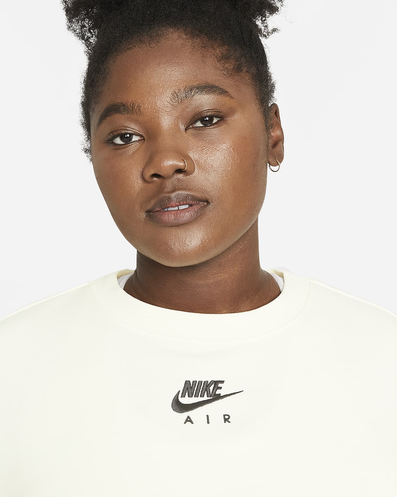 Nike Air Damestop met ronde hals (grote maten). Nike BE