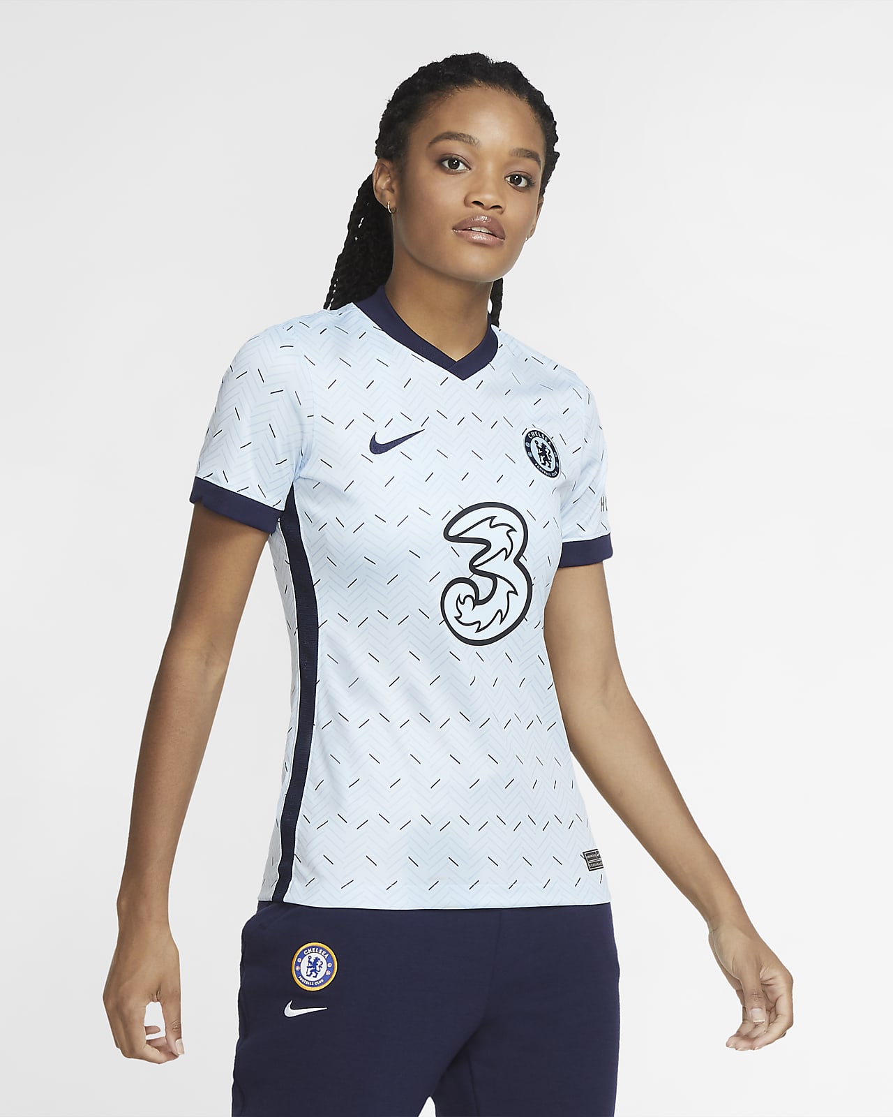 Fotbollströja Chelsea FC 202021 Stadium (bortaställ) för kvinnor Fotbollströja Chelsea FC 202021 Stadium (bortaställ) för kvinnor