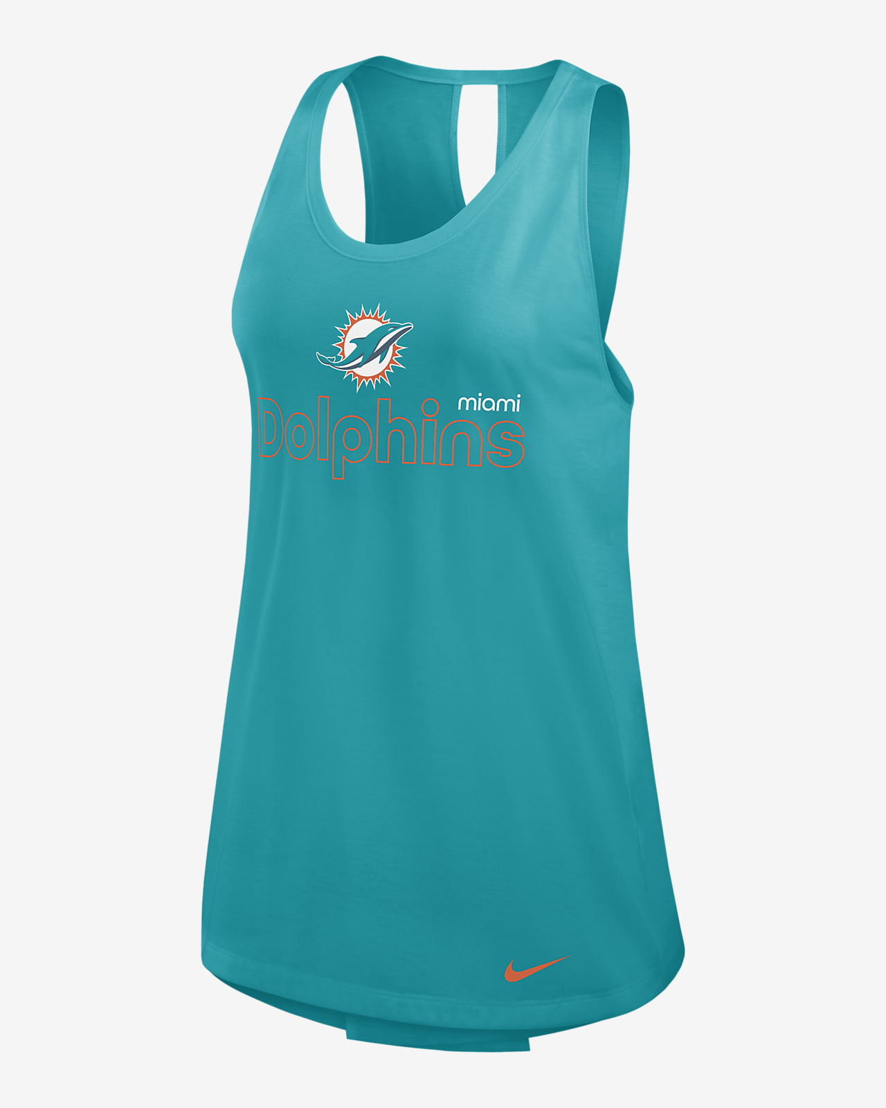 Camiseta de tirantes Nike Dri-FIT de la NFL para mujer Miami Dolphins