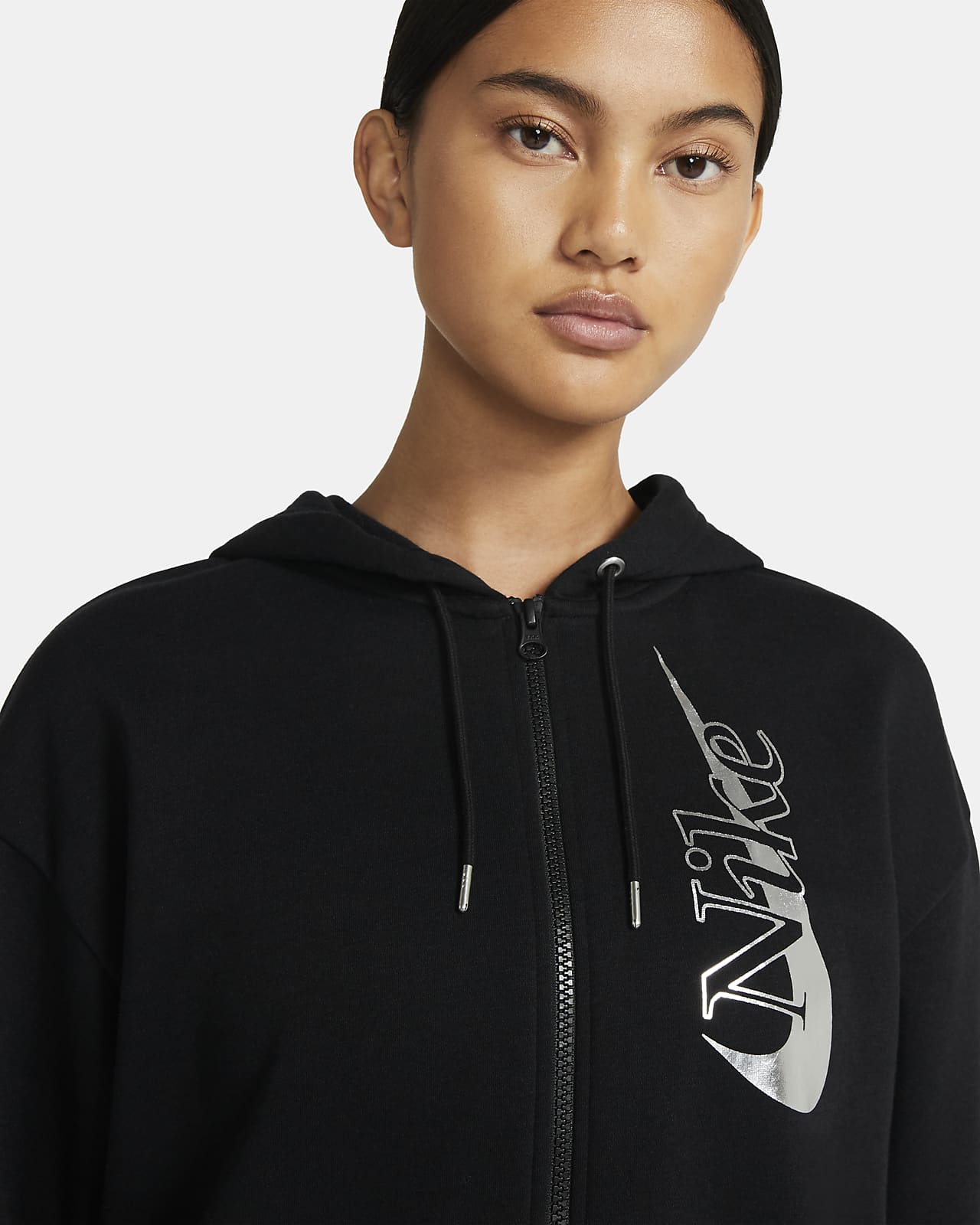 nike sportswear women's full zip fleece hoodie