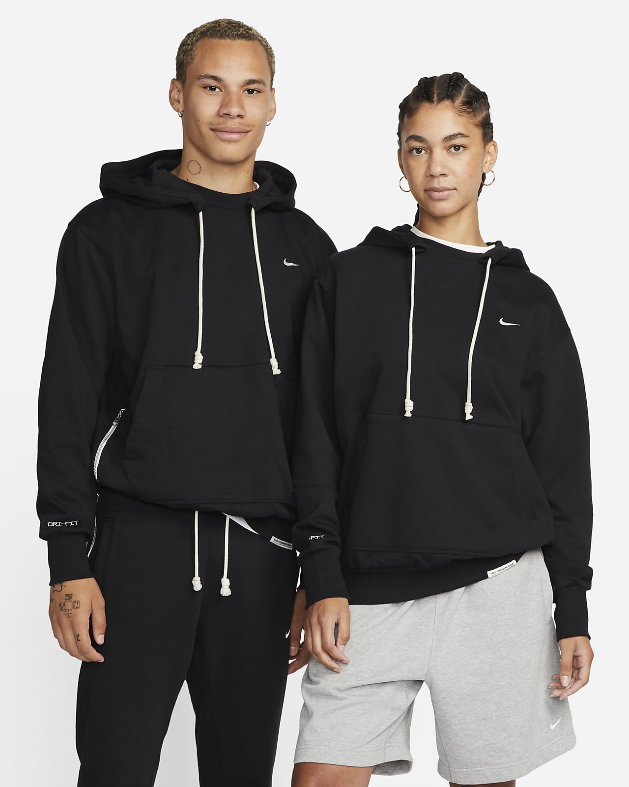 Hoodie pullover de basquetebol Dri-FIT Nike Standard Issue para homem