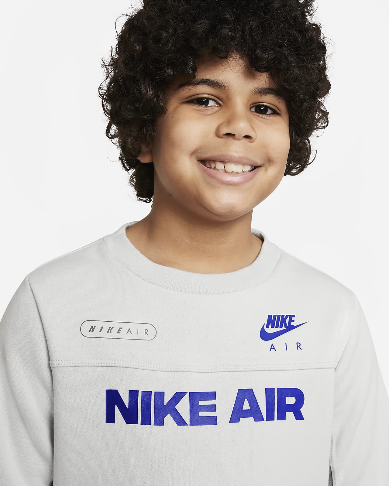 nike junior air crewneck sweatshirt