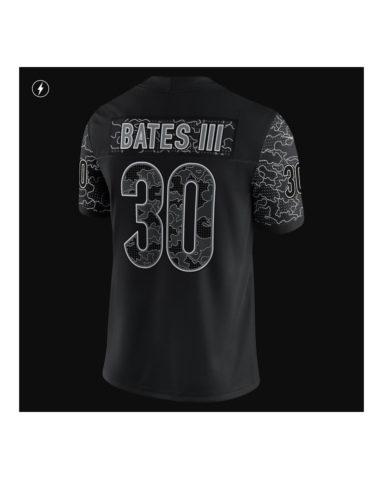 Jersey de fútbol americano a la moda para hombre Cincinnati Bengals RFLCTV  de la NFL (Jessie Bates III).