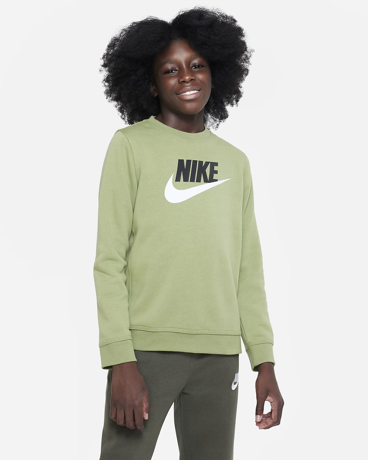 Nike Sportswear Club Fleece Jongenstop met ronde hals