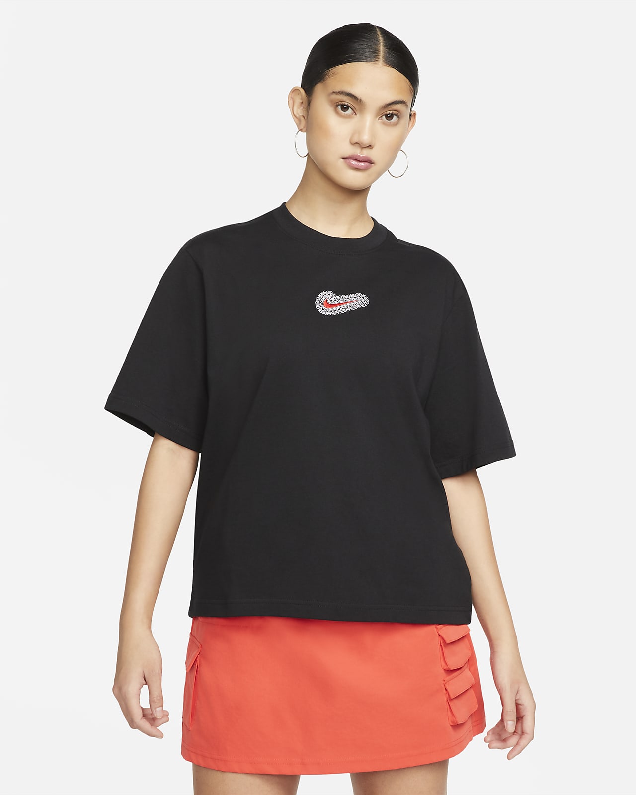 Playera de corte cuadrado para mujer Nike Sportswear. Nike.com