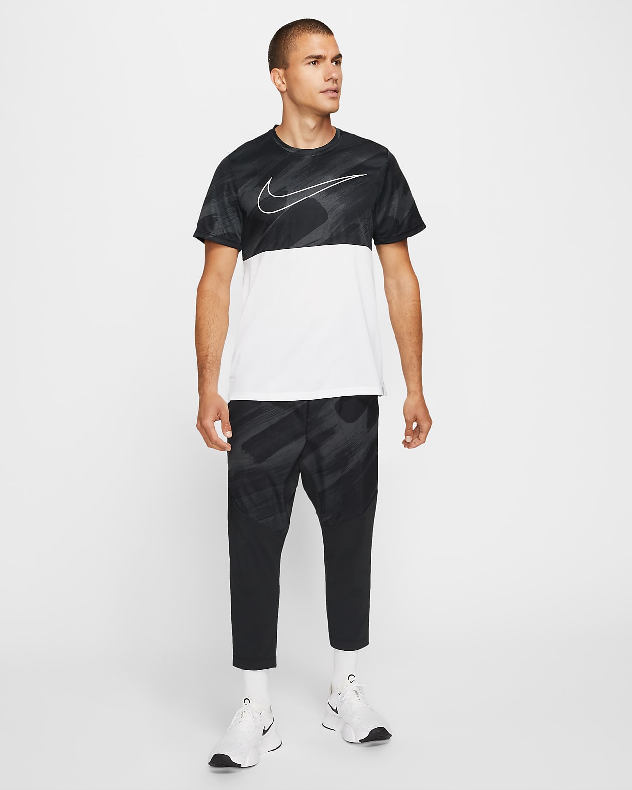 Nike Pro Dri-FIT SuperSet Sport Clash Men's Short-Sleeve Training Top ...