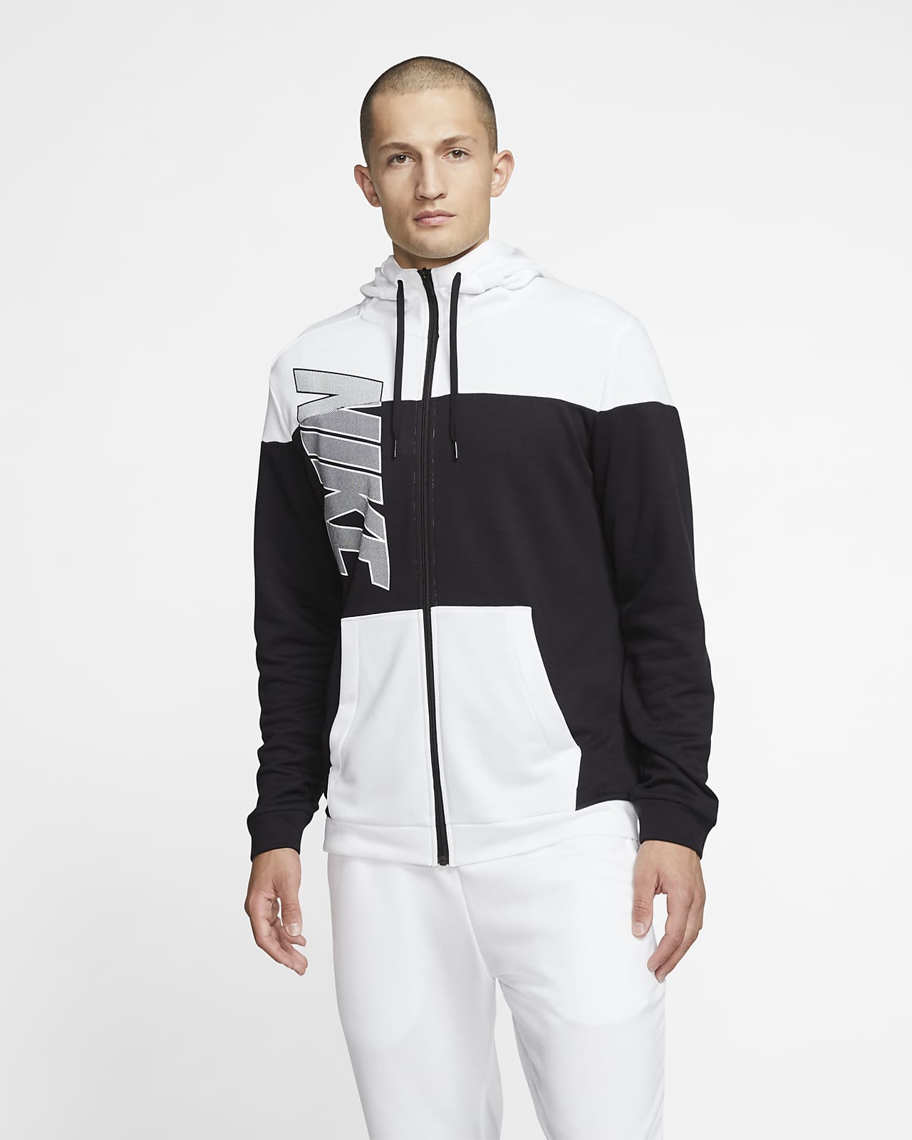 Nike Dri FIT Fleece Hoodie mit durchgehendem Reißverschluss Nike Dri FIT Hoodie mit durchgehendem Reißverschluss für