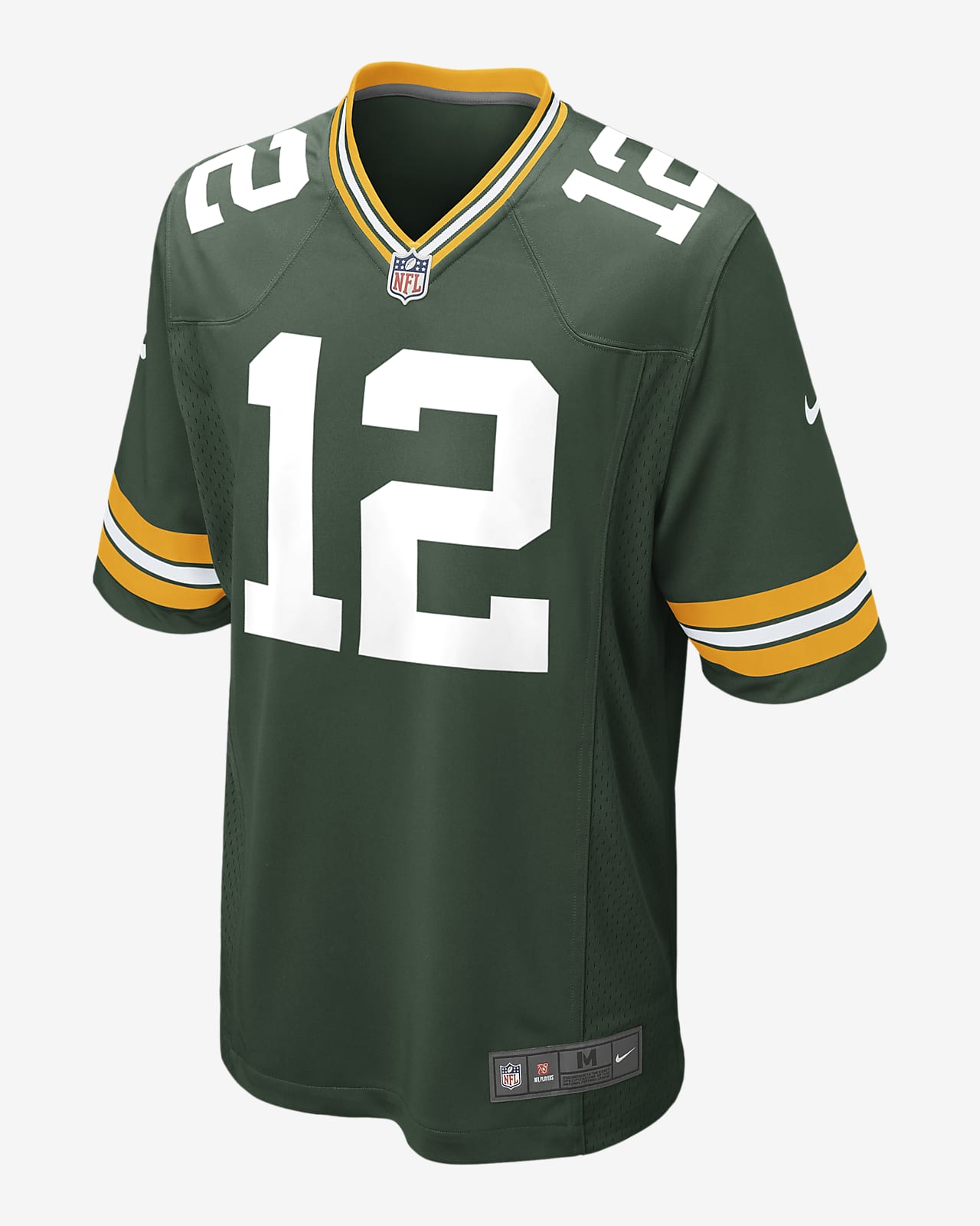 Camisola de jogo de futebol americano NFL Green Bay Packers (Aaron Rodgers) para homem