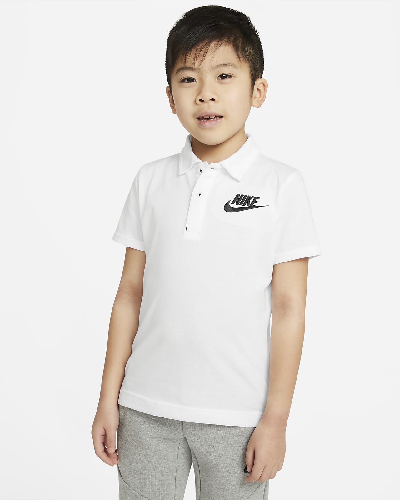 Polo para niños talla pequeña Nike Dri-FIT