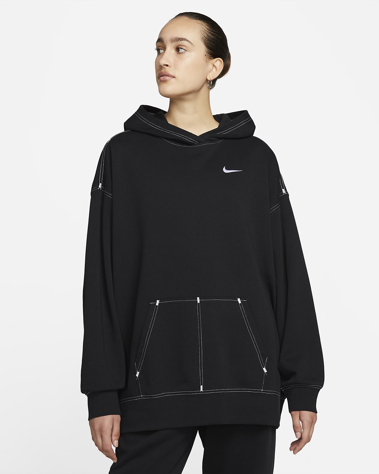 Felpa oversize con cappuccio Nike Sportswear Swoosh. Nike CH