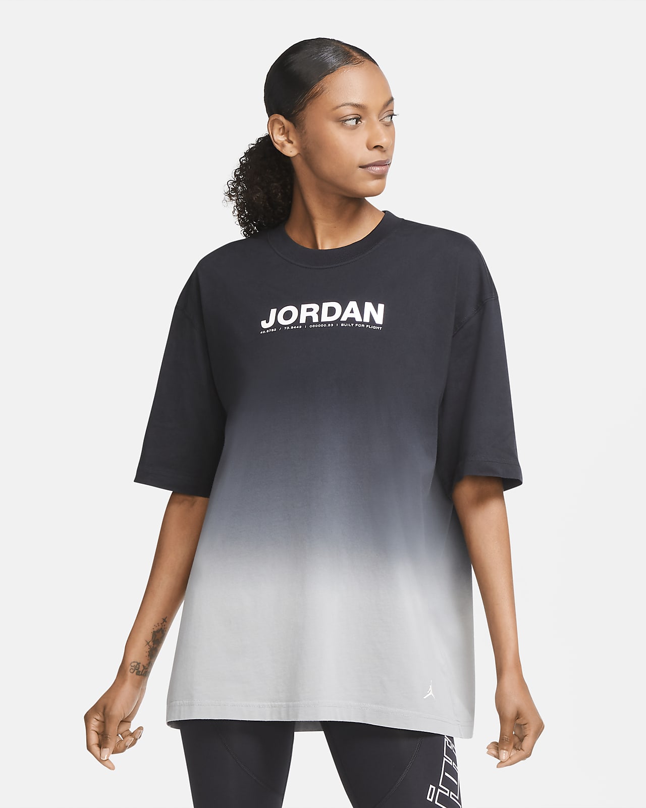 Playera de manga corta extragrande para mujer Jordan. Nike.com